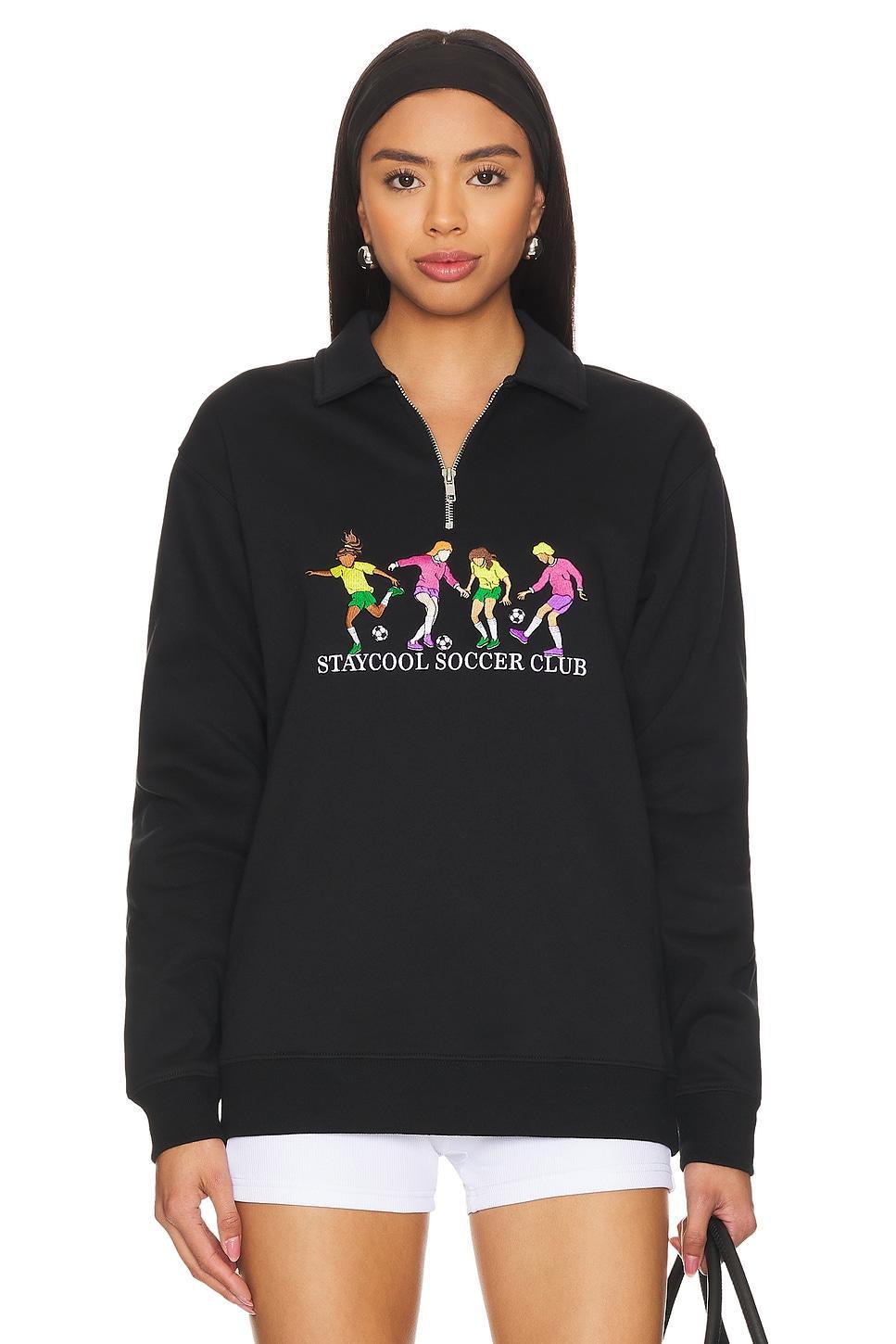 Soccer 1/4 Zip Sweatshirt Stay Cool Product Image