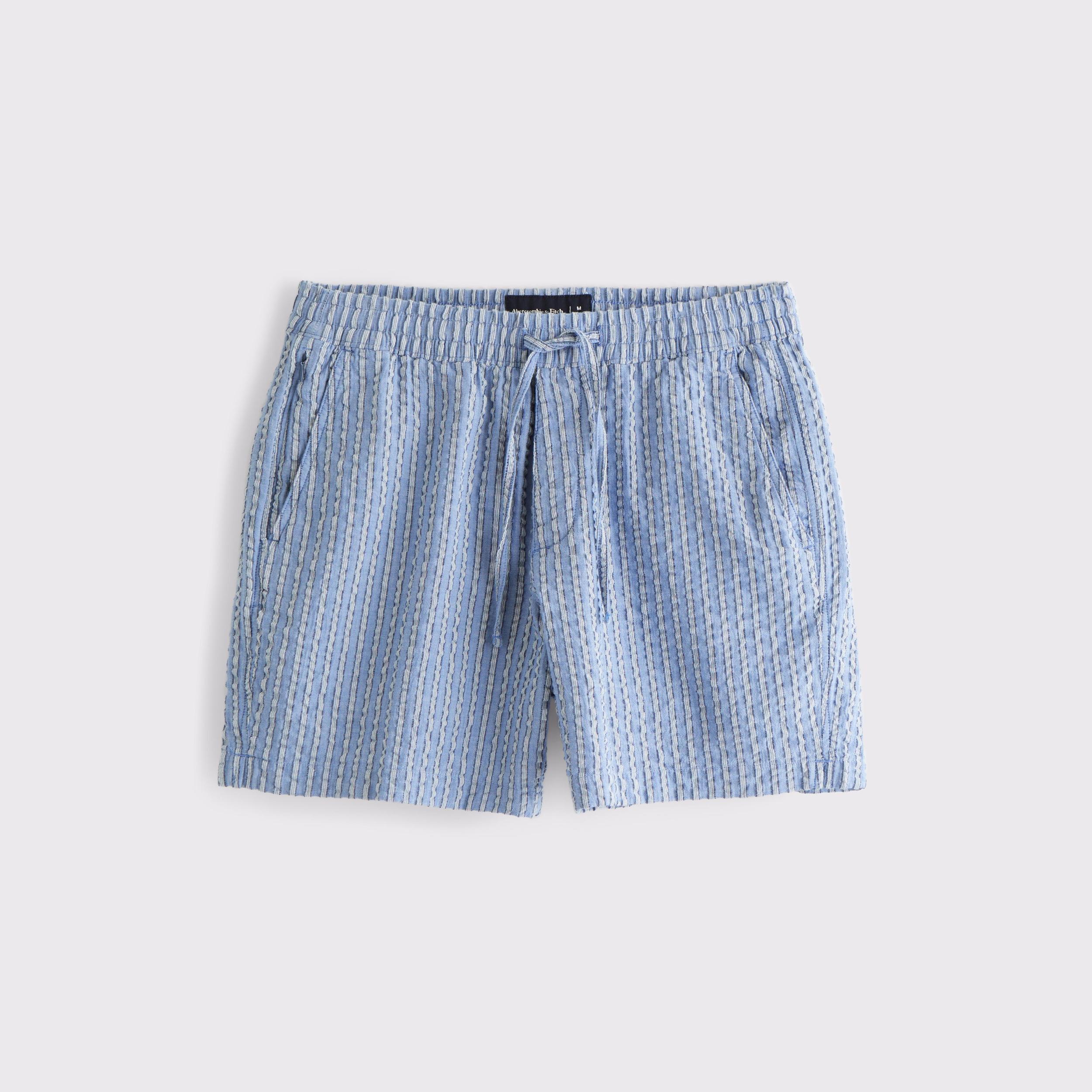 Cotton Texture Pull-On Short Product Image