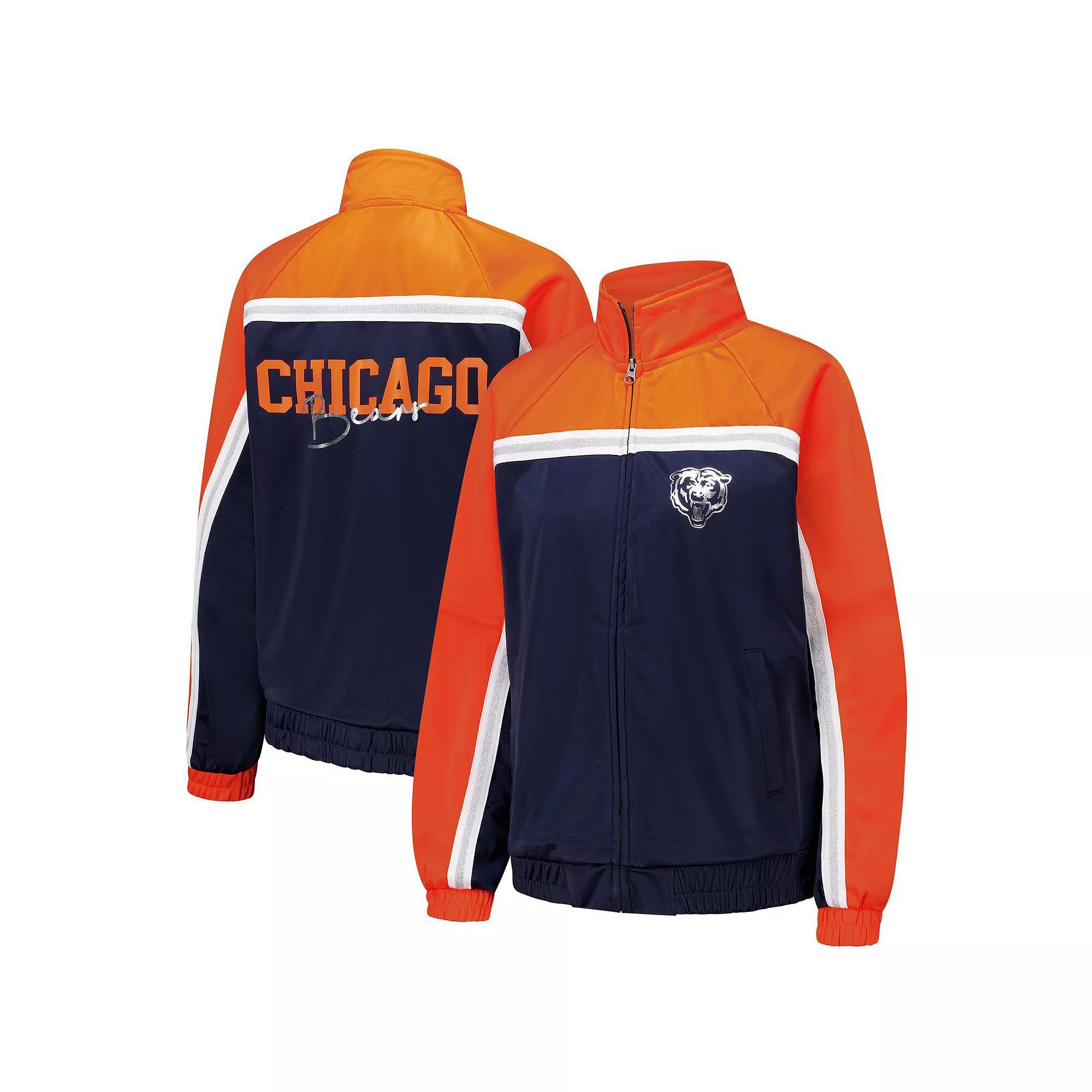 Womens G-III 4Her by Carl Banks Chicago Bears Post Game Full-Zip Track Jacket Blue Product Image