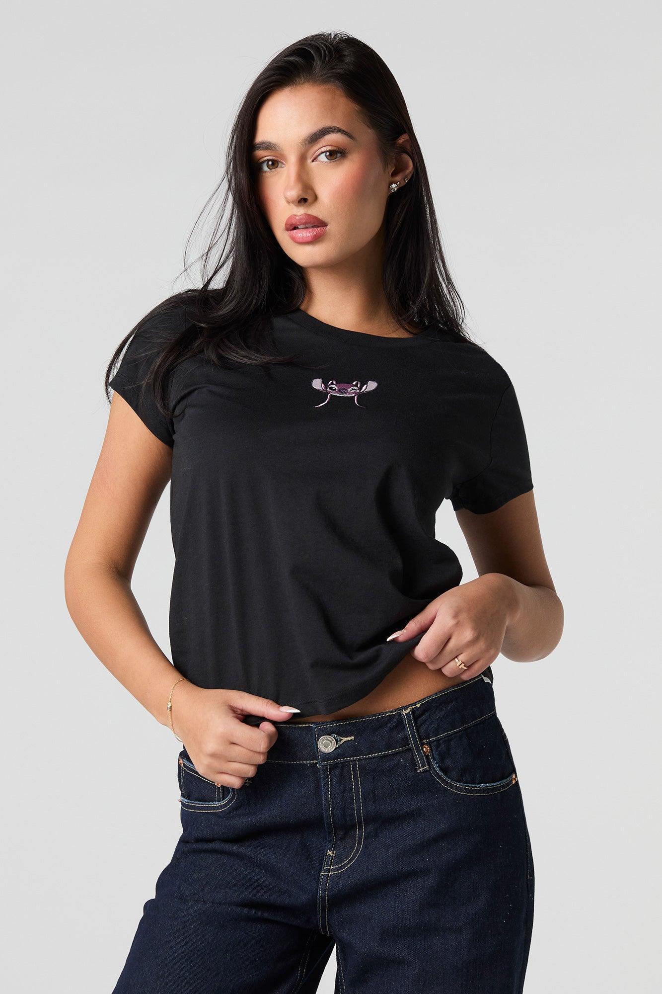Stitch & Angel Graphic T-Shirt Female Product Image