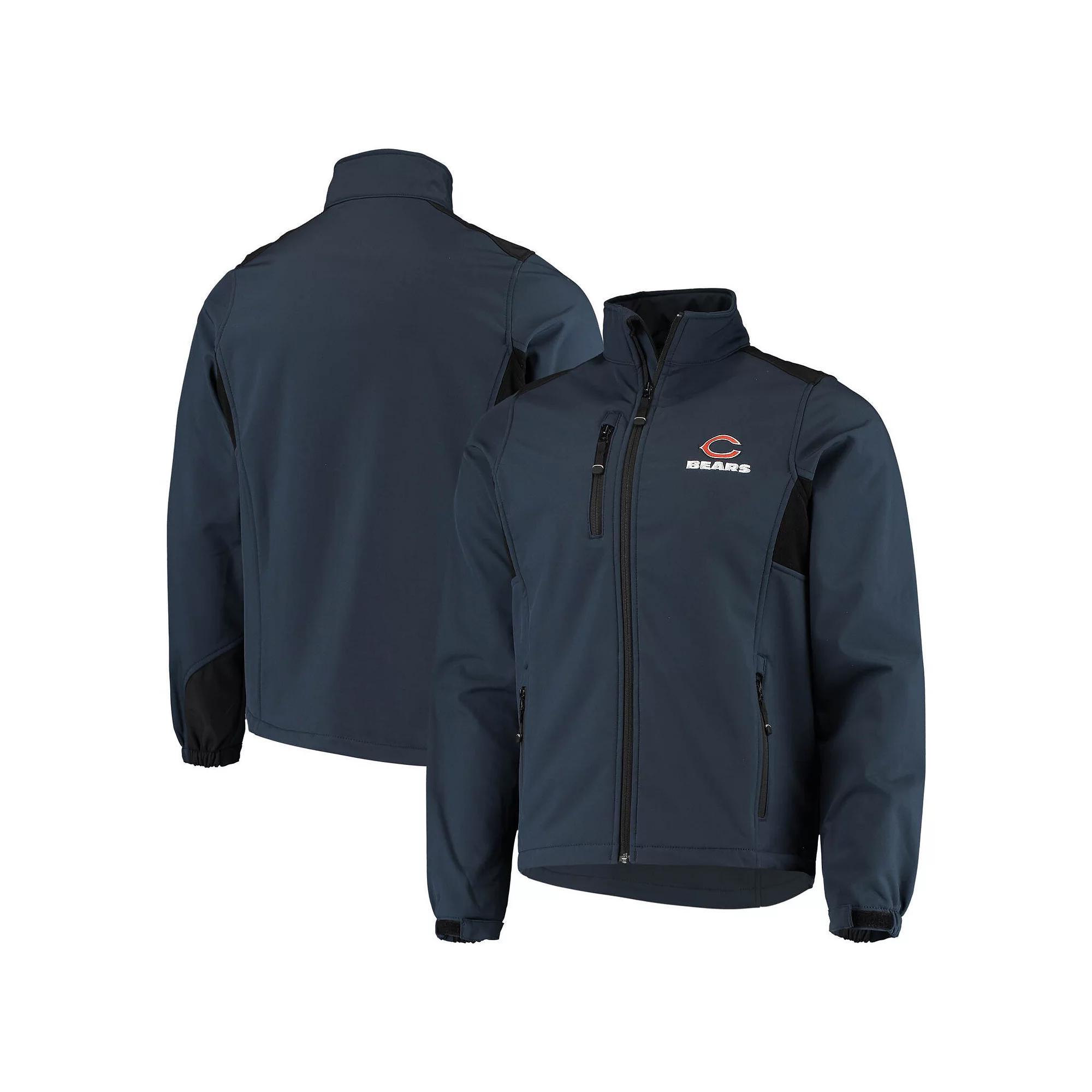 Men's Dunbrooke Navy New England Patriots Circle Softshell Fleece Full-Zip Jacket, Size: 5XL, Blue Product Image