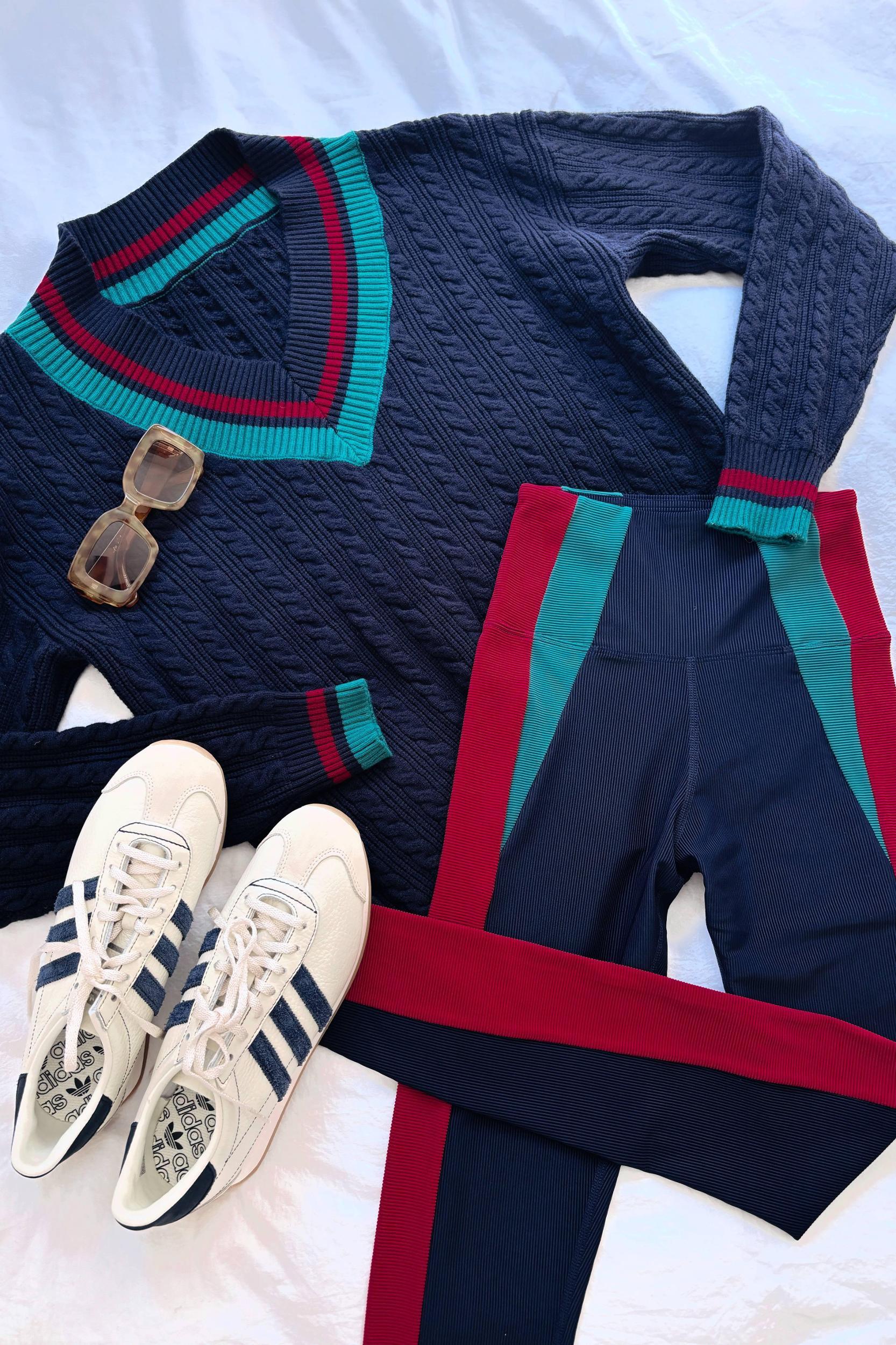 Montana Sweater Ultramarine Colorblock Product Image
