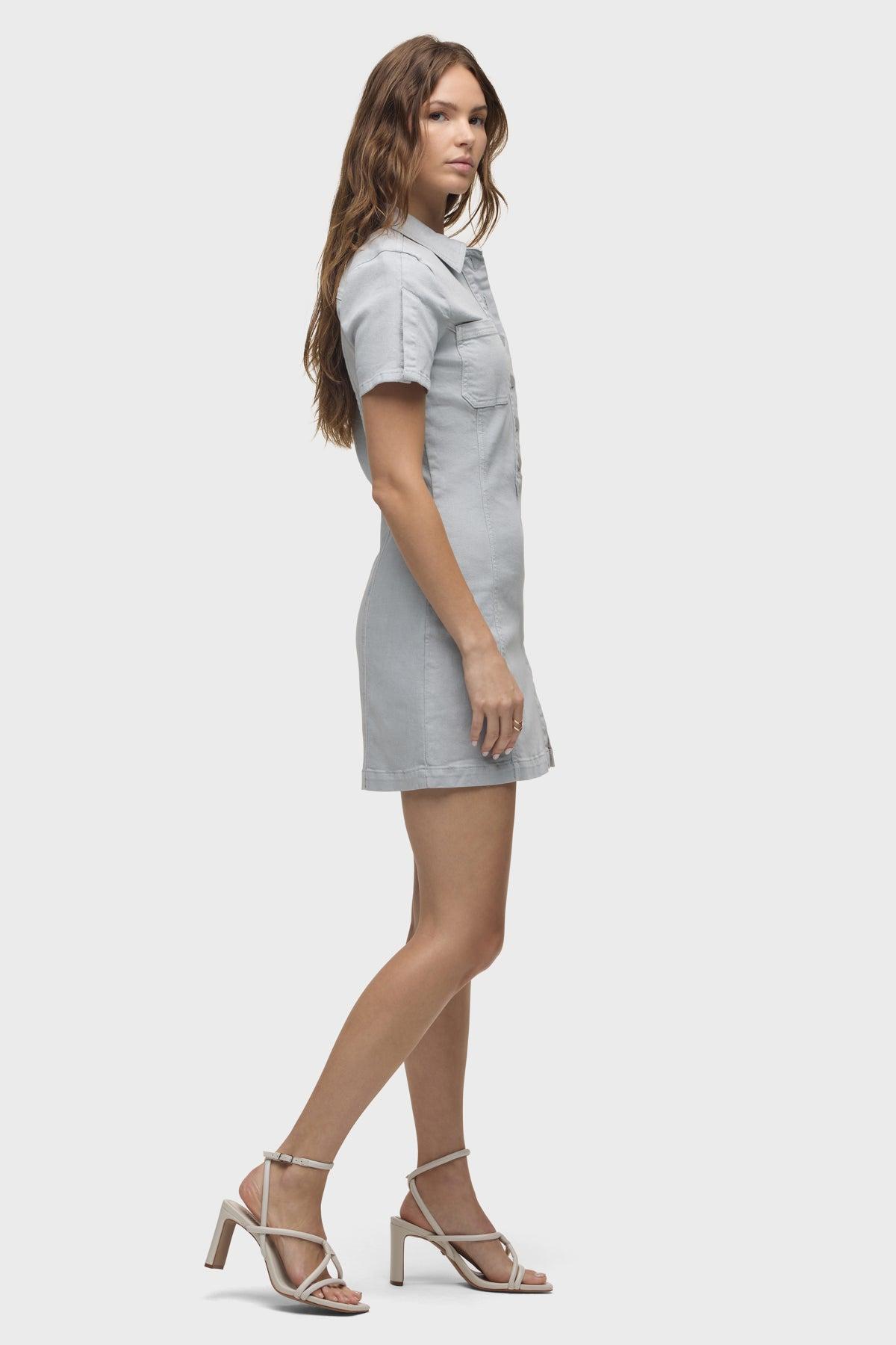 Denim Mini Dress Female Product Image