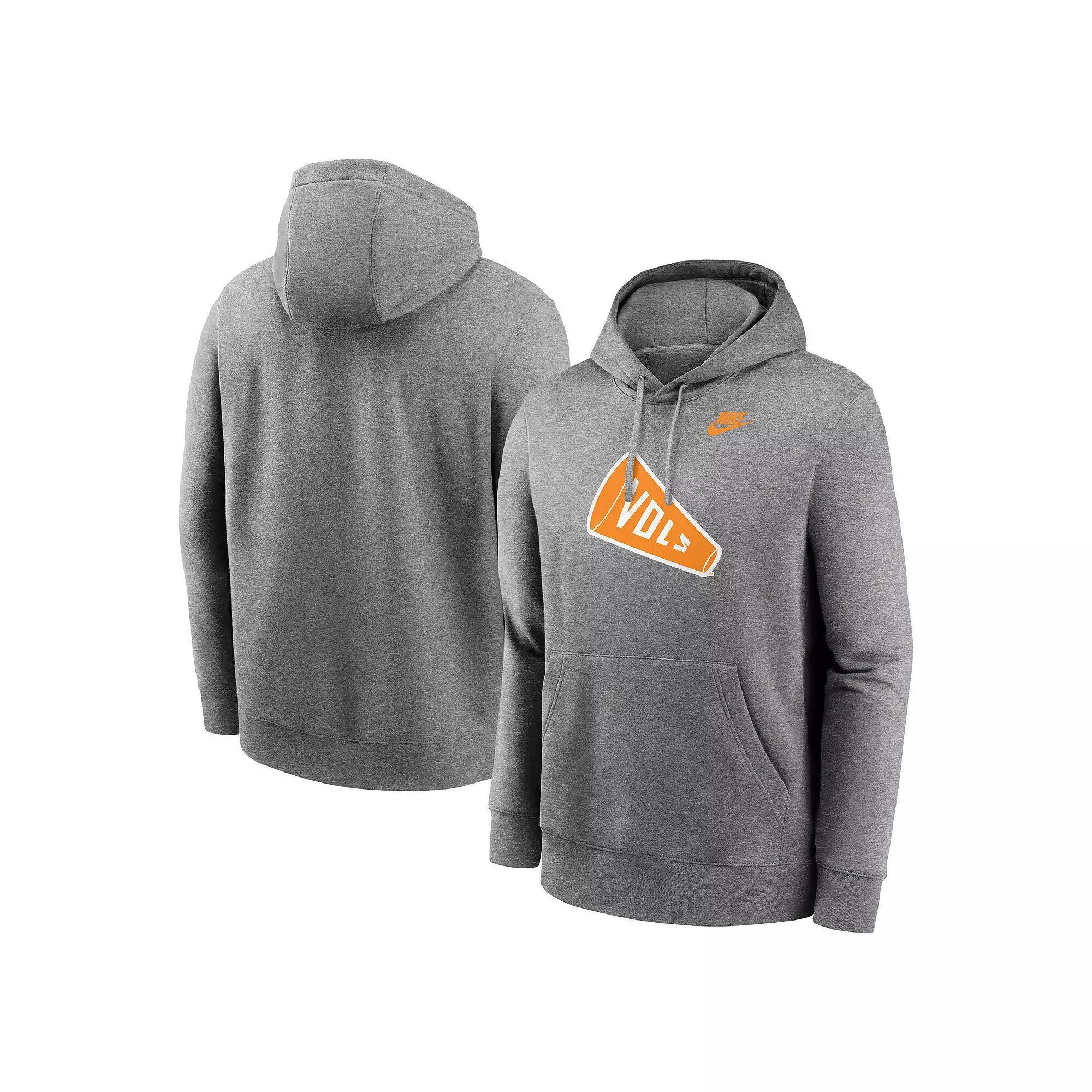 Men's Nike  Gray Tennessee Volunteers Vault Megaphone Pullover Hoodie, Size: Large, Grey Product Image