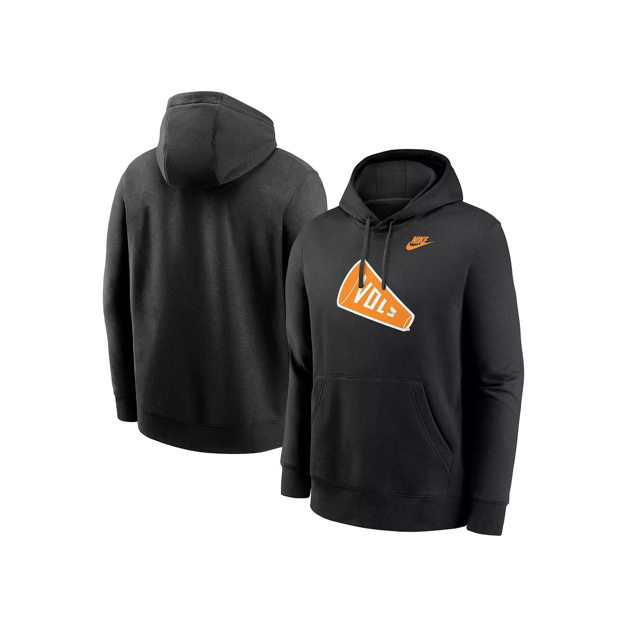 Men's Nike  Black Tennessee Volunteers Vault Megaphone Pullover Hoodie, Size: Medium Product Image