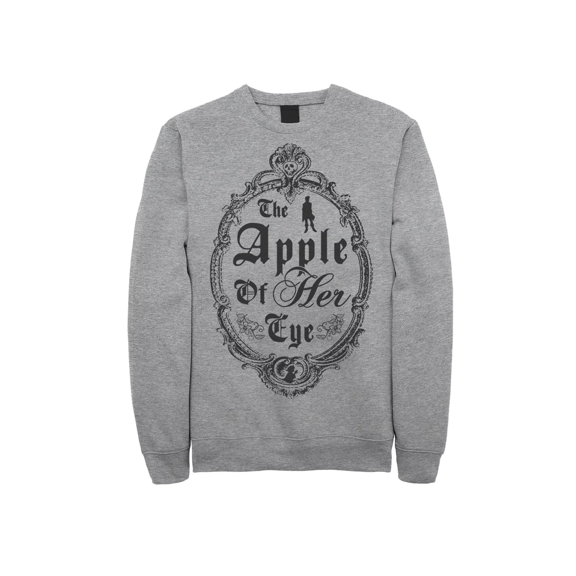 Disney's Snow White Men's Apple Of Her Eye Mirror Art Sweatshirt, Size: XXL, Athletic Grey Product Image