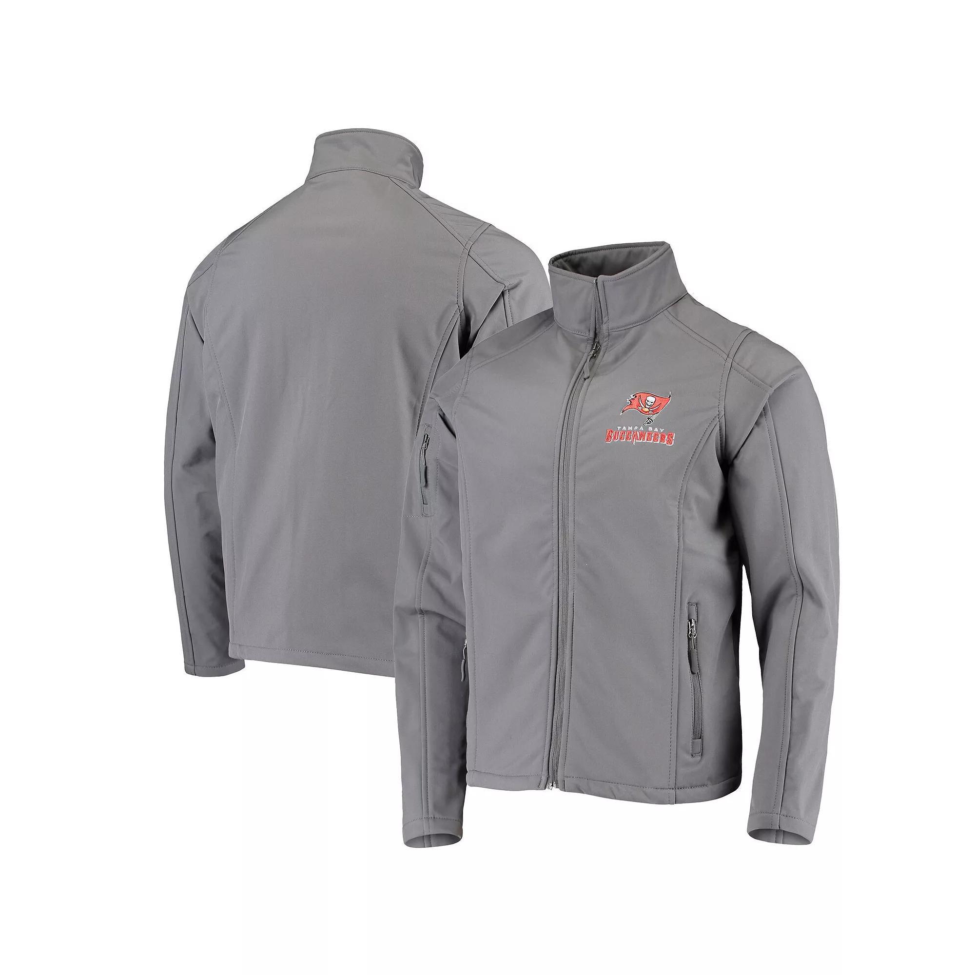 Men's Dunbrooke Pewter Tampa Bay Buccaneers Sonoma Softshell Full-Zip Jacket, Size: 3XL, Charco Product Image