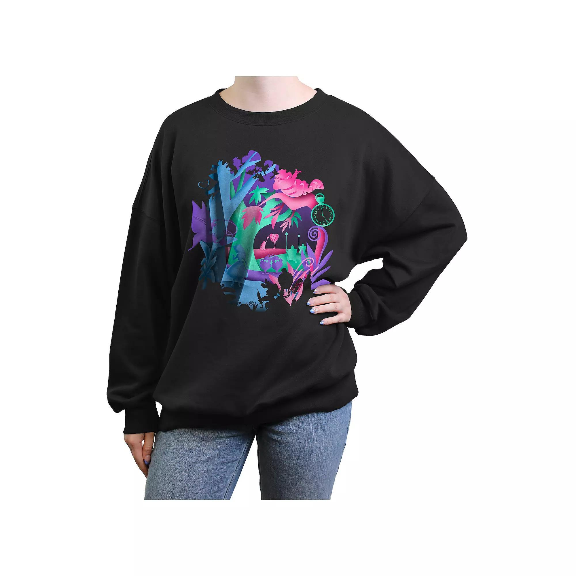 Disney's The Nightmare Before Christmas Jack Skellington The Pumpkin King Juniors' Oversized Graphic Pullover, Girl's, Size: Medium, Black Product Image