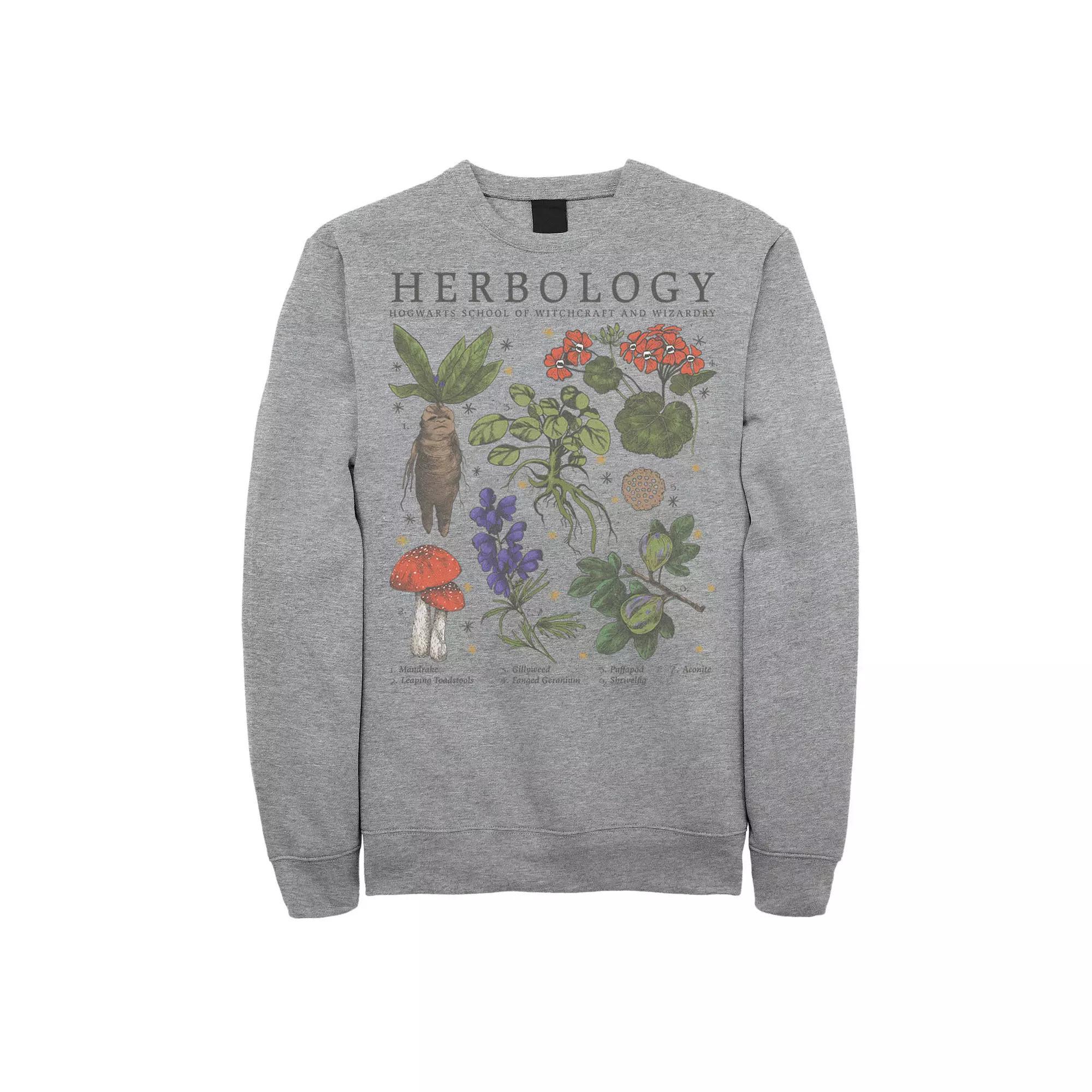 Men's Deathly Hollows 2 Herbology Lineup Sweatshirt, Size: 3XL, Athletic Grey Product Image