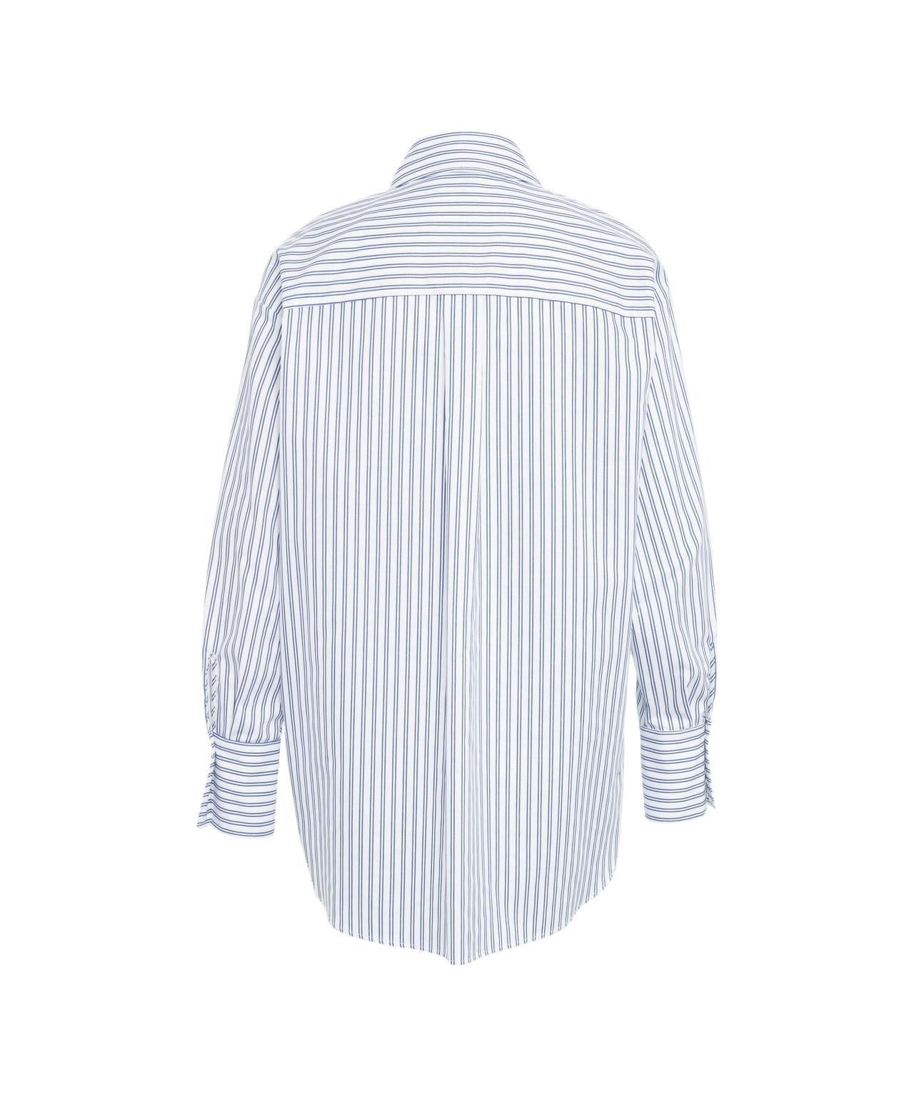 Striped blouse with logo Product Image