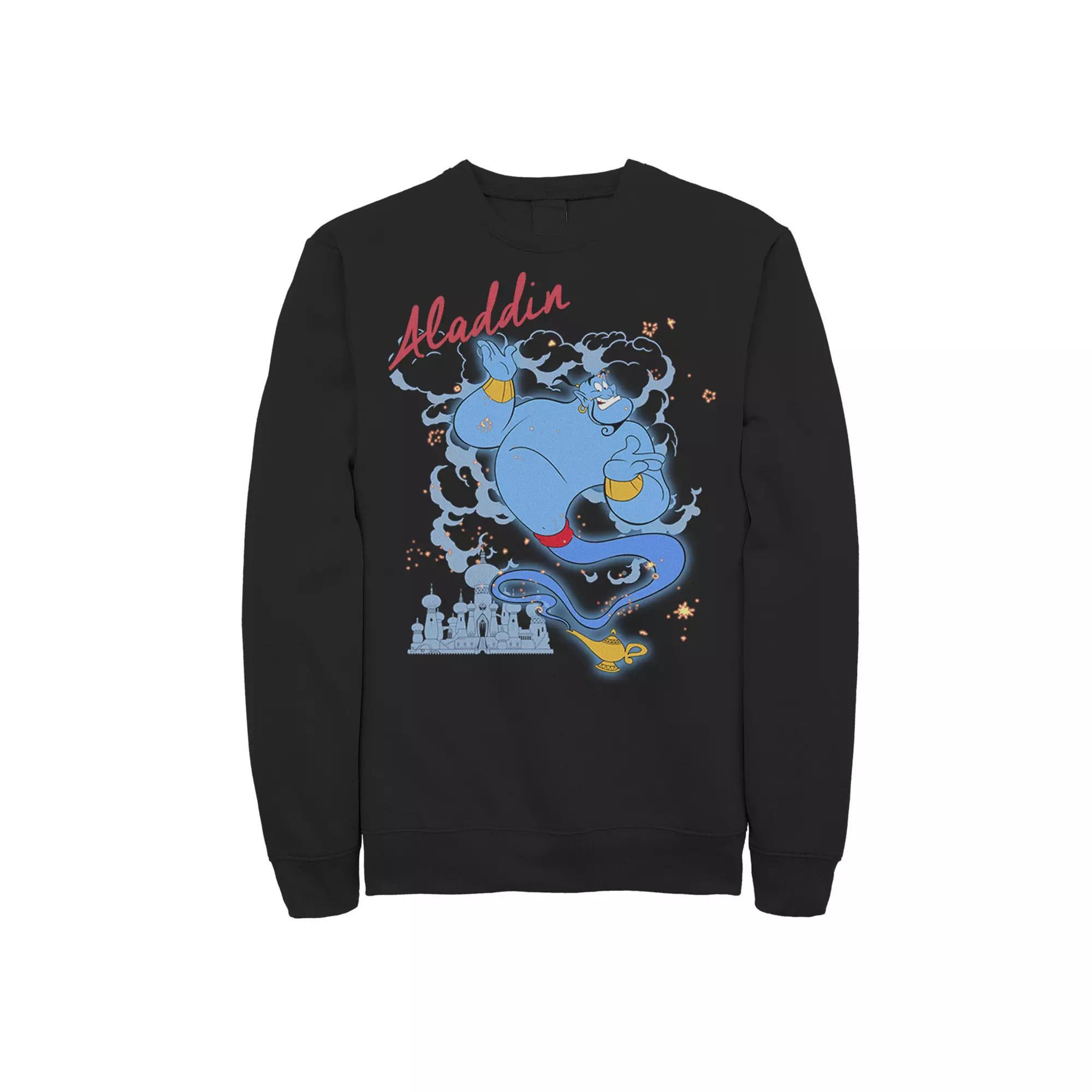 Disneys Aladdin Genie Mens Smoke & Sparkle Sweatshirt Product Image