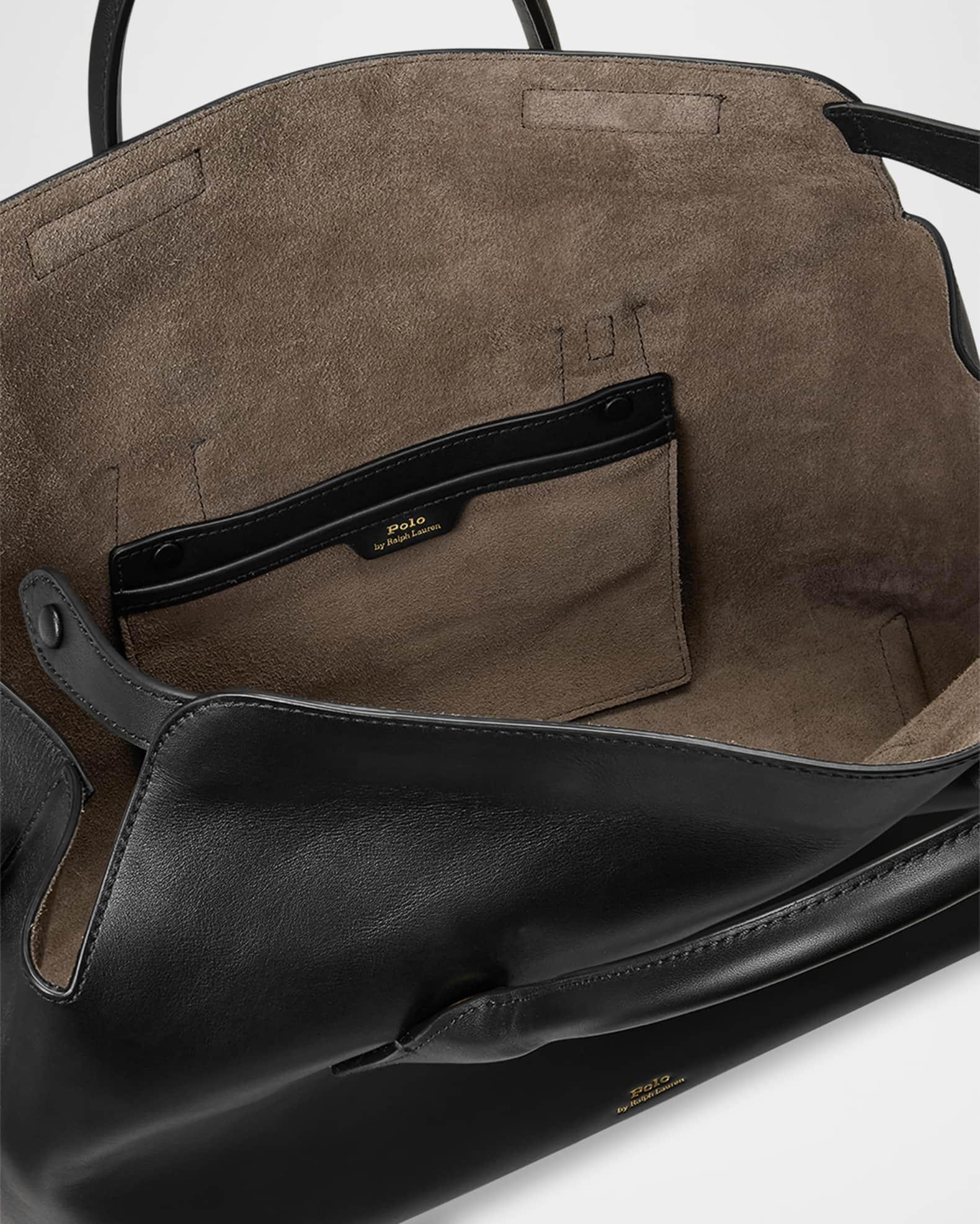Bellport Medium Smooth Leather Satchel Bag Product Image