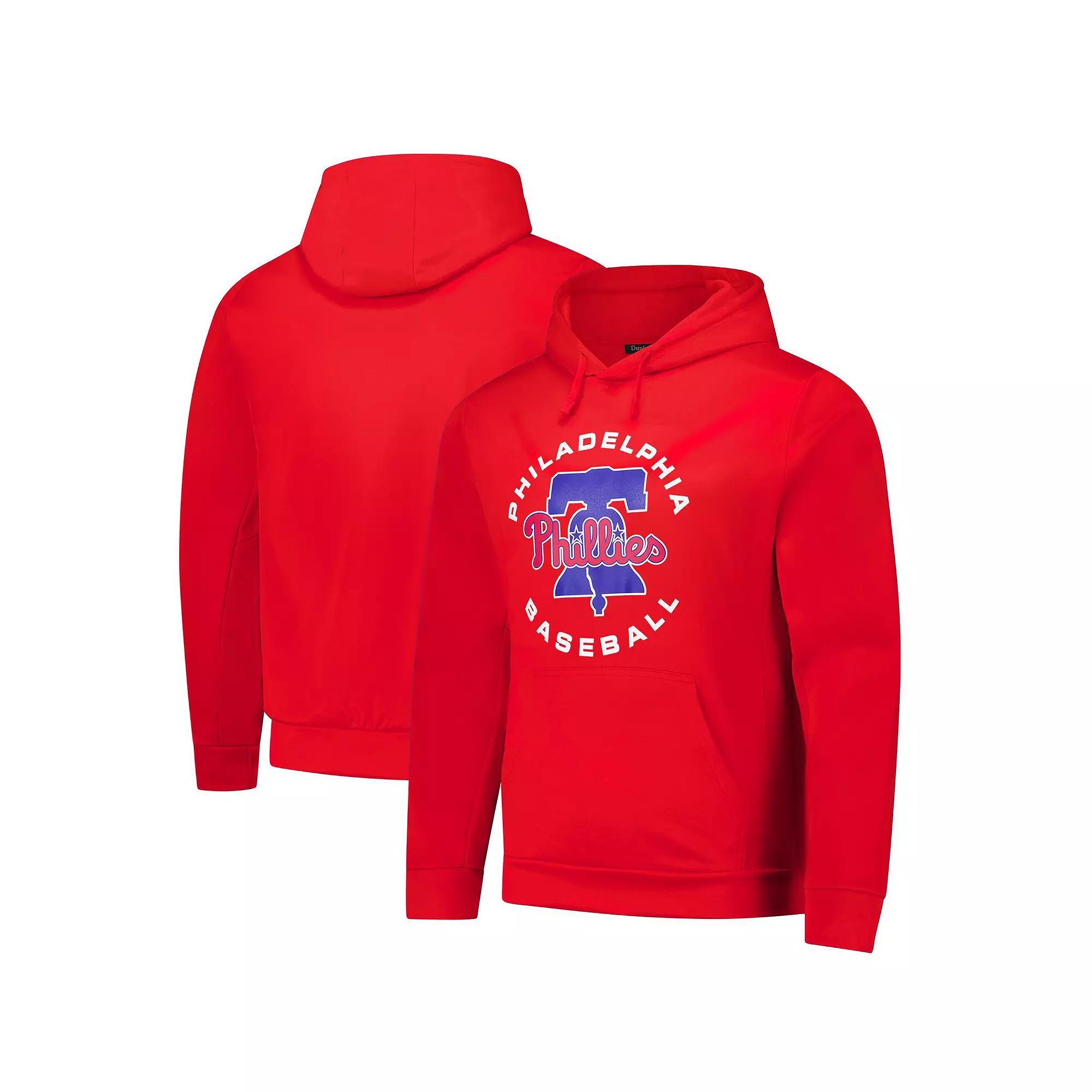 Men's Dunbrooke Red Philadelphia Phillies Champion Pullover Hoodie, Size: Large Product Image
