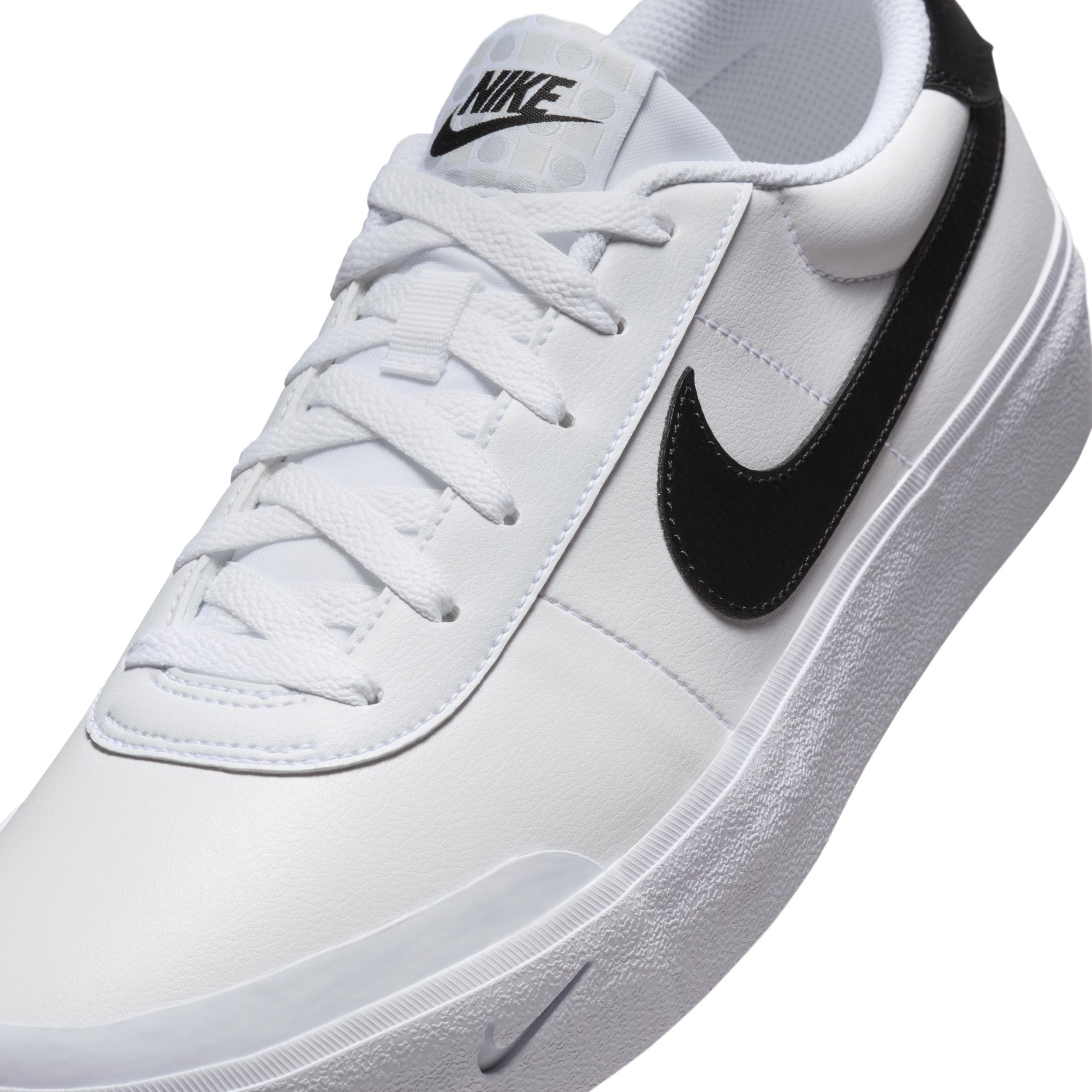 Nike Court Shot Men's Shoes, Size: 7.5, White Black Product Image