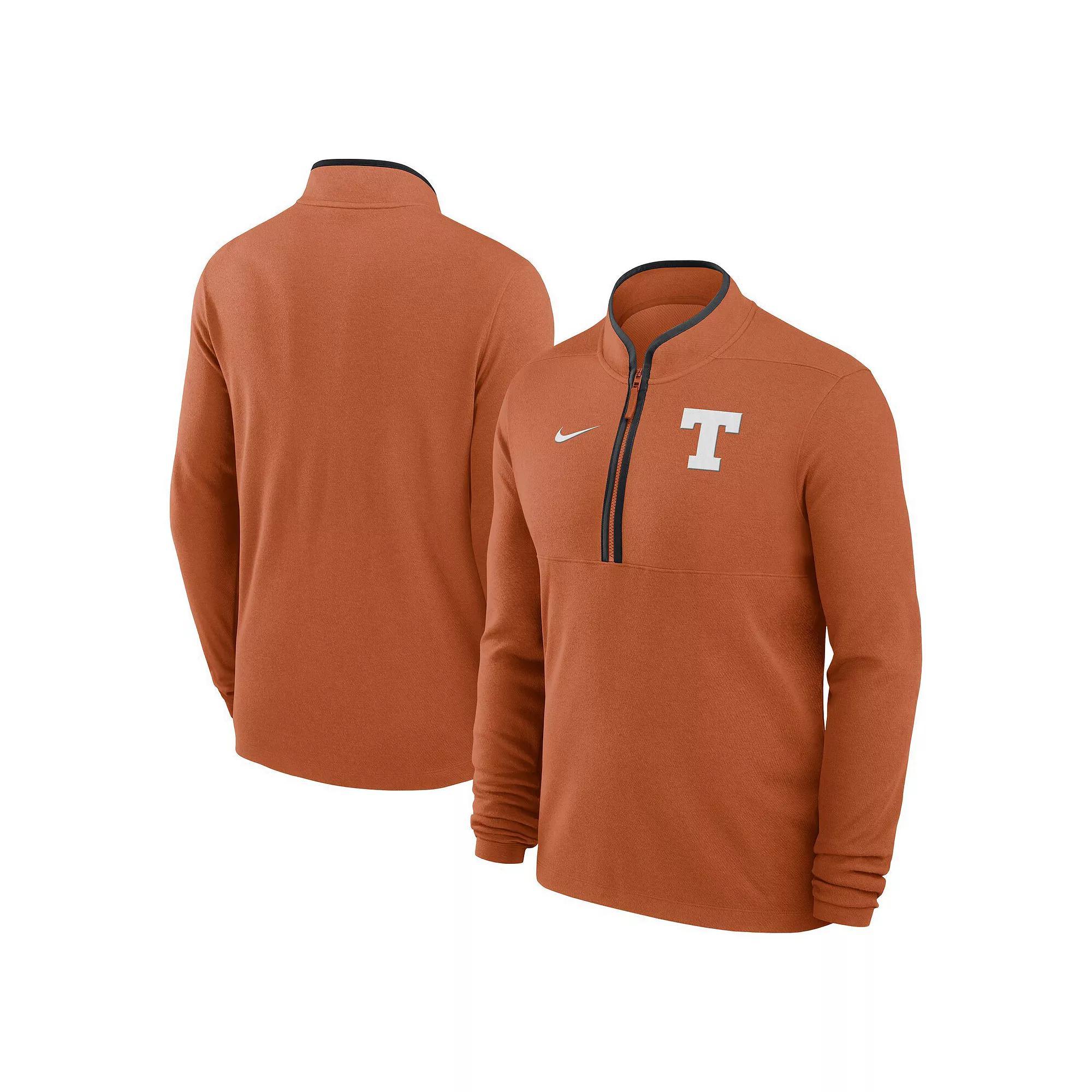 Men's Nike Texas Orange Texas Longhorns Baseball Logo Victory Performance Half-Zip Pullover, Size: 3XL, Team Product Image