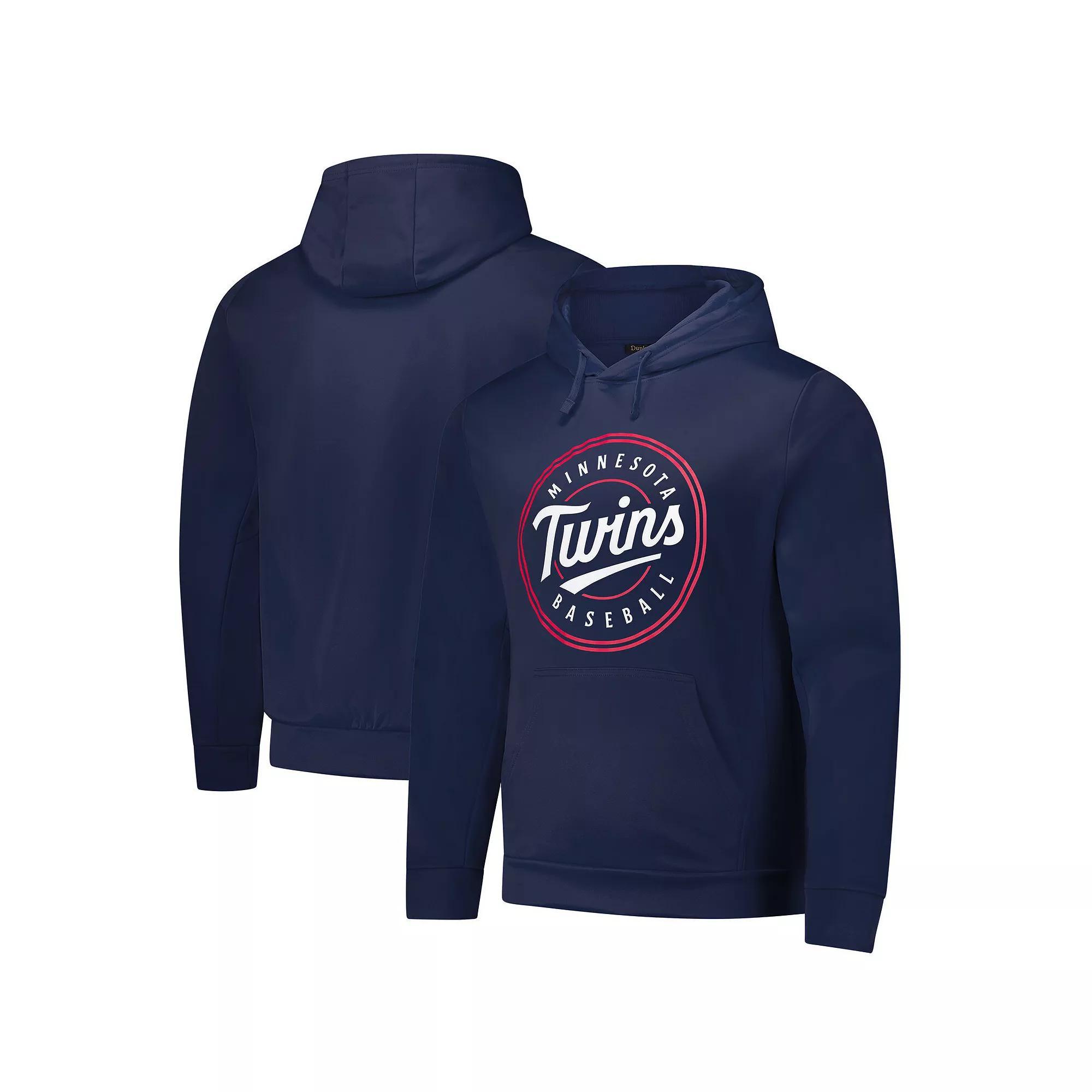 Men's Dunbrooke Navy Atlanta Braves Champion Pullover Hoodie, Size: 2XL, Blue Product Image