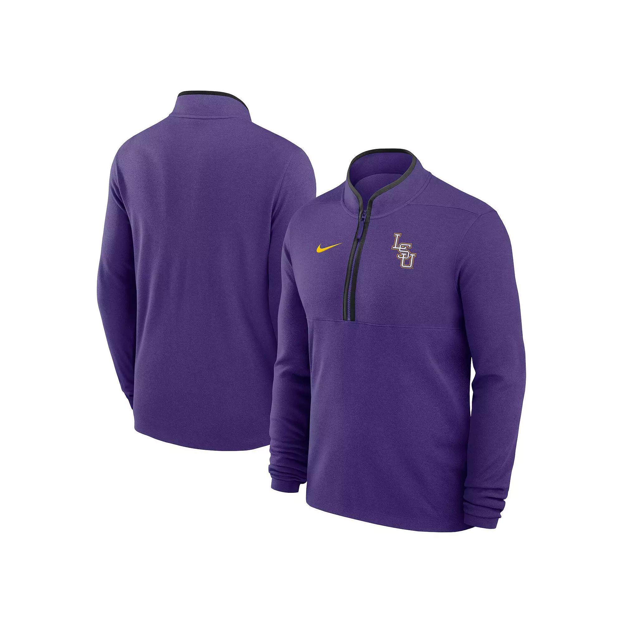 Men's Nike Black Iowa Hawkeyes Baseball Logo Victory Performance Half-Zip Pullover, Size: Small Product Image