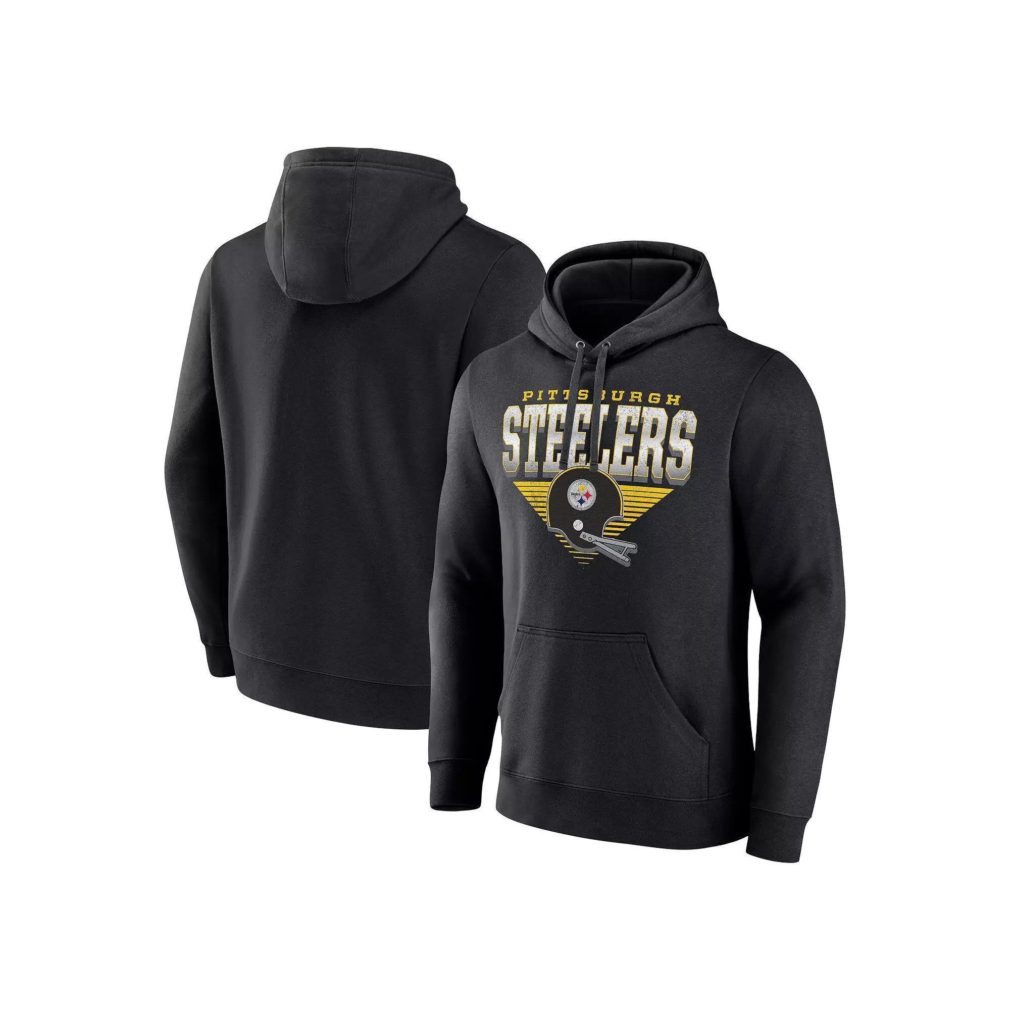 Men's Fanatics Black New Orleans Saints Pylon Outline Pullover Hoodie, Size: XL Product Image