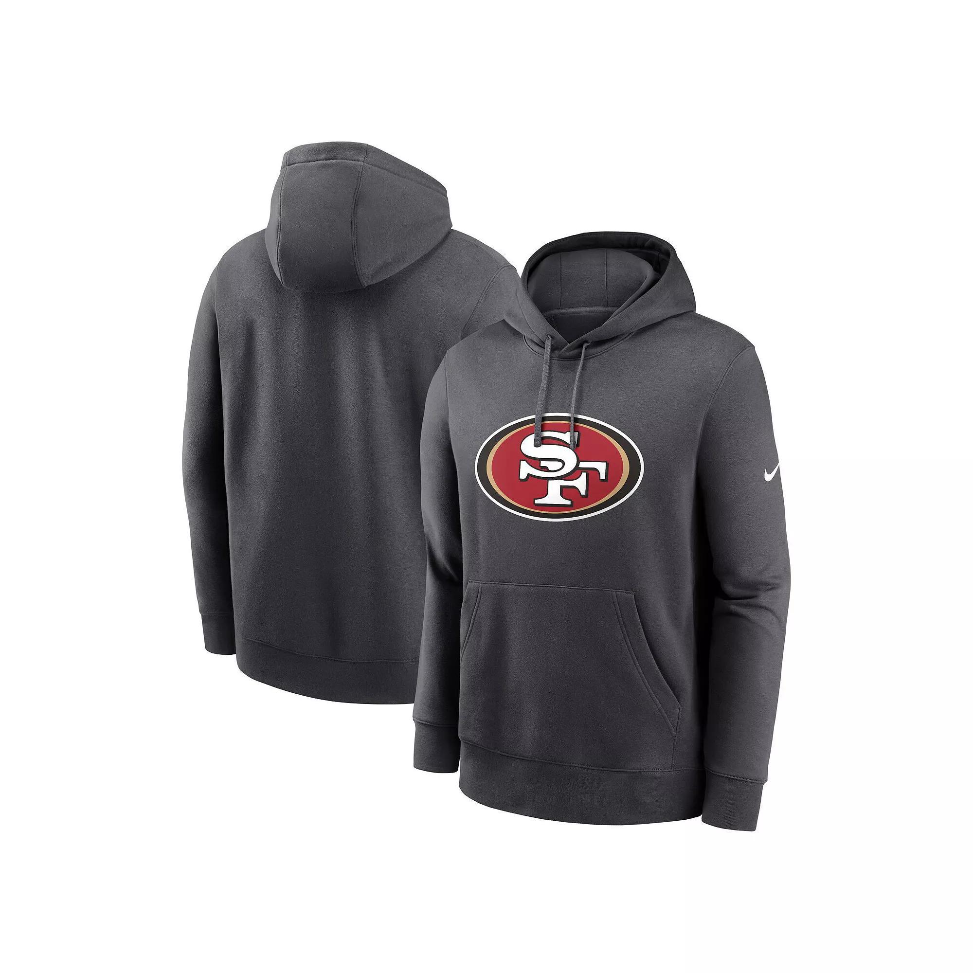 Men's Nike Royal Los Angeles Rams Club Logo Pullover Hoodie, Size: 2XL, Blue Product Image