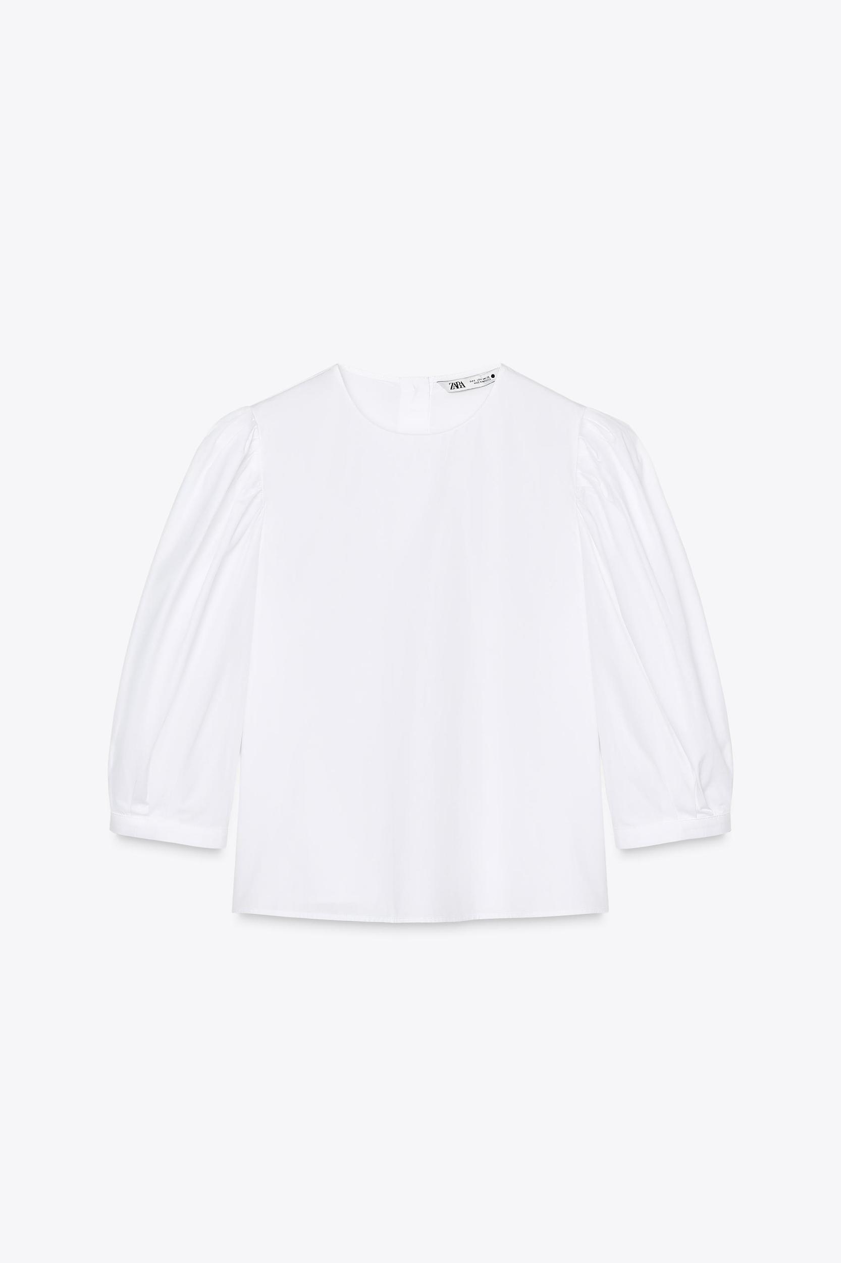 POPLIN SHIRT ZW COLLECTION Product Image