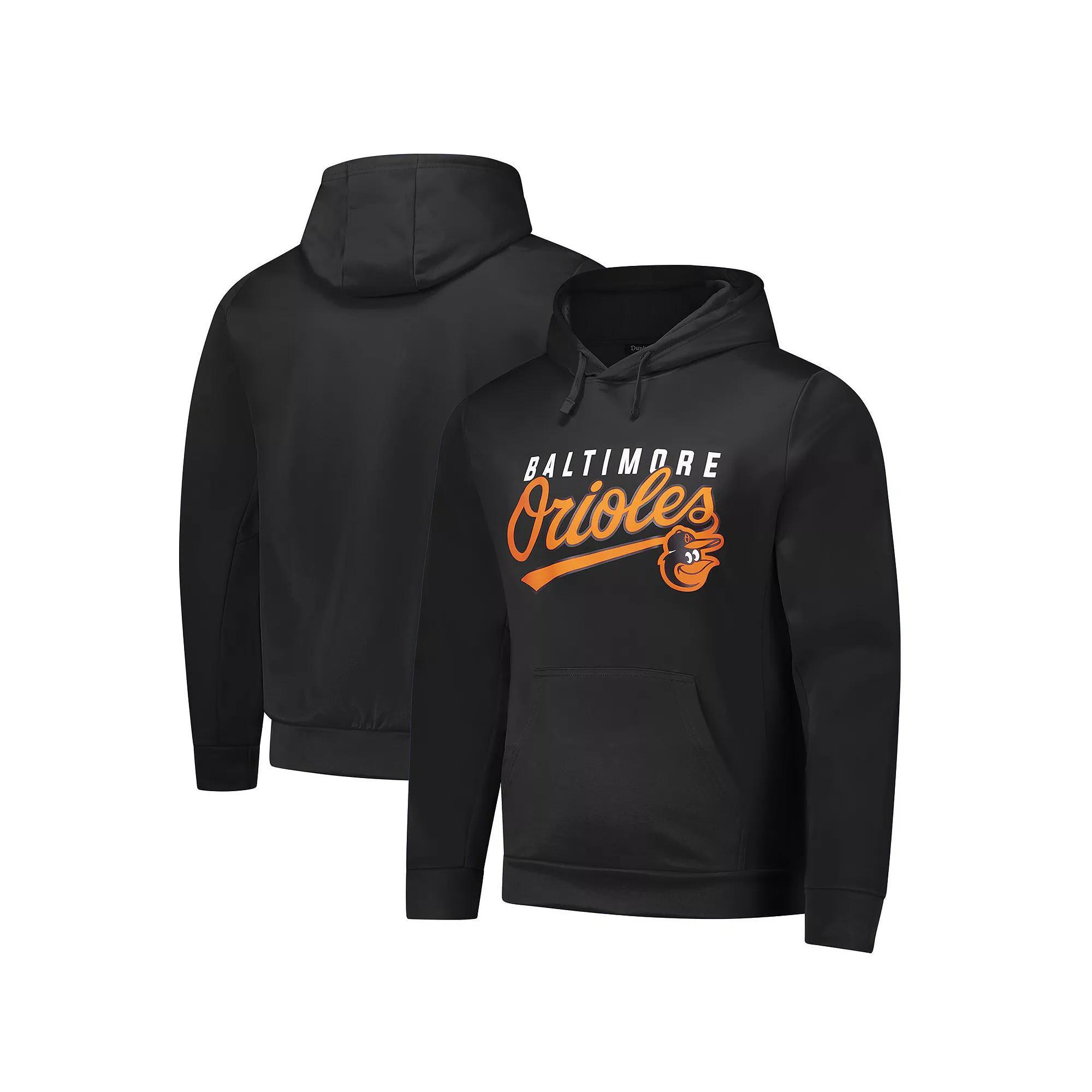 Men's Dunbrooke Black Baltimore Orioles Champion Pullover Hoodie, Size: Medium Product Image