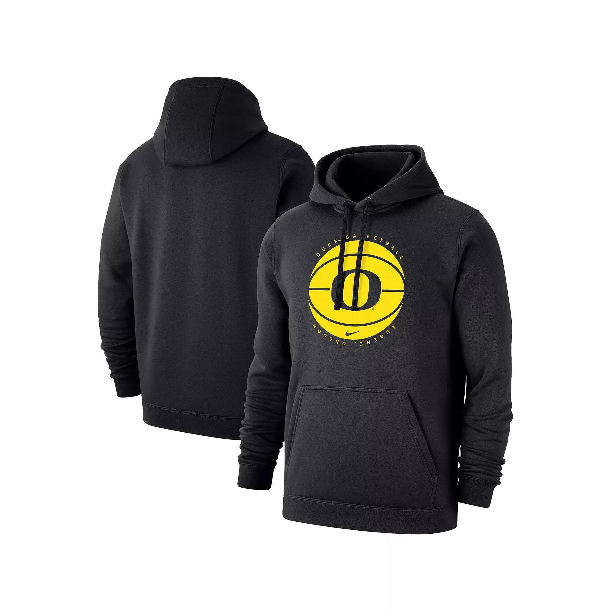 Men's Nike Black Oregon Ducks Basketball Pullover Hoodie, Size: Medium Product Image