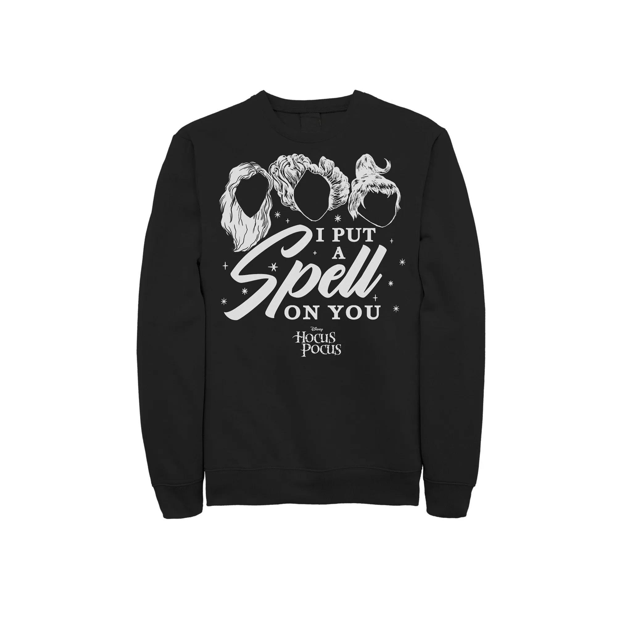 Disney's Hocus Pocus I Put A Spell On You Men's Sweatshirt, Size: XL, Black Product Image