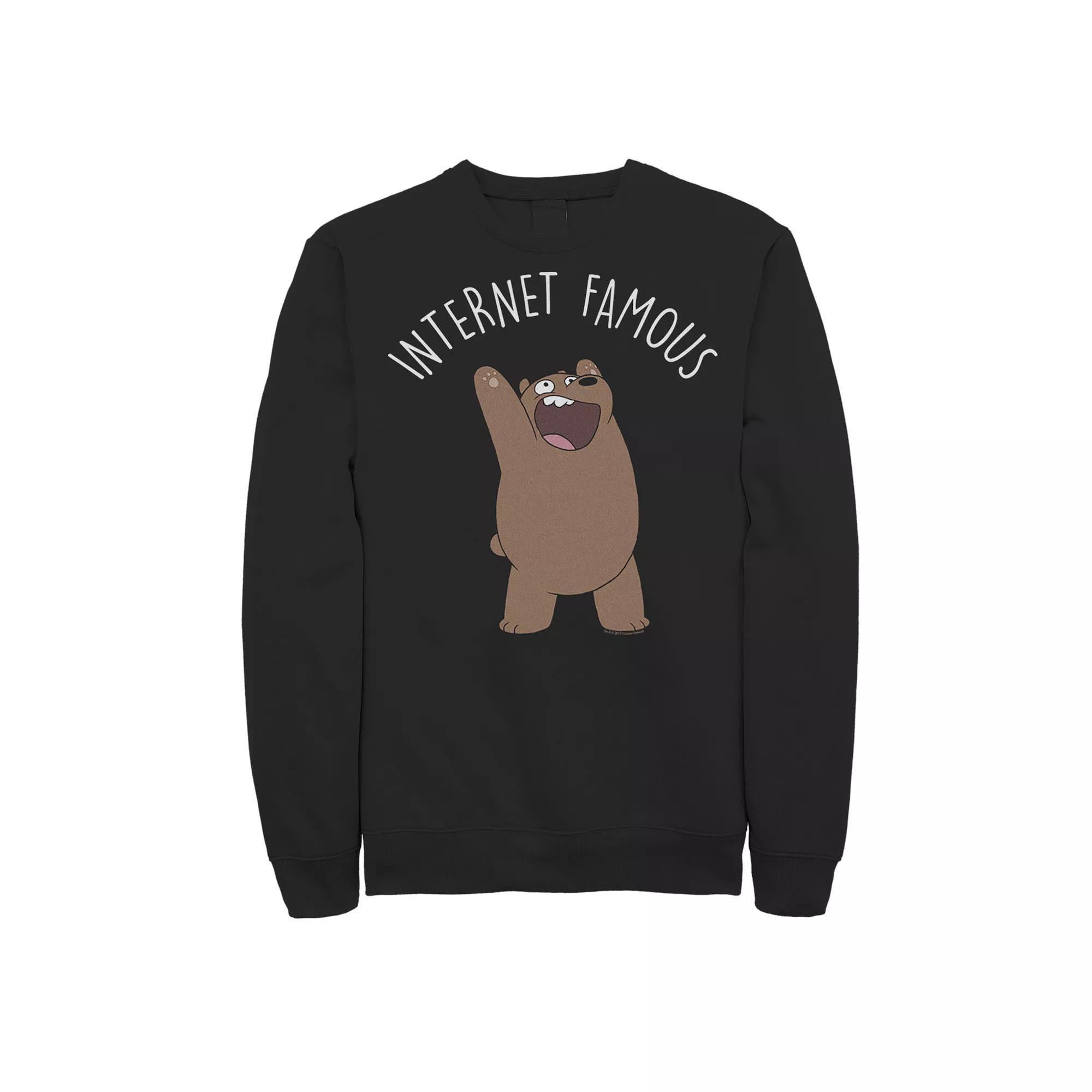 Men's Marvel Spider-Man Spiderverse Animals Talk Graphic Fleece Pullover, Size: Small, Black Product Image