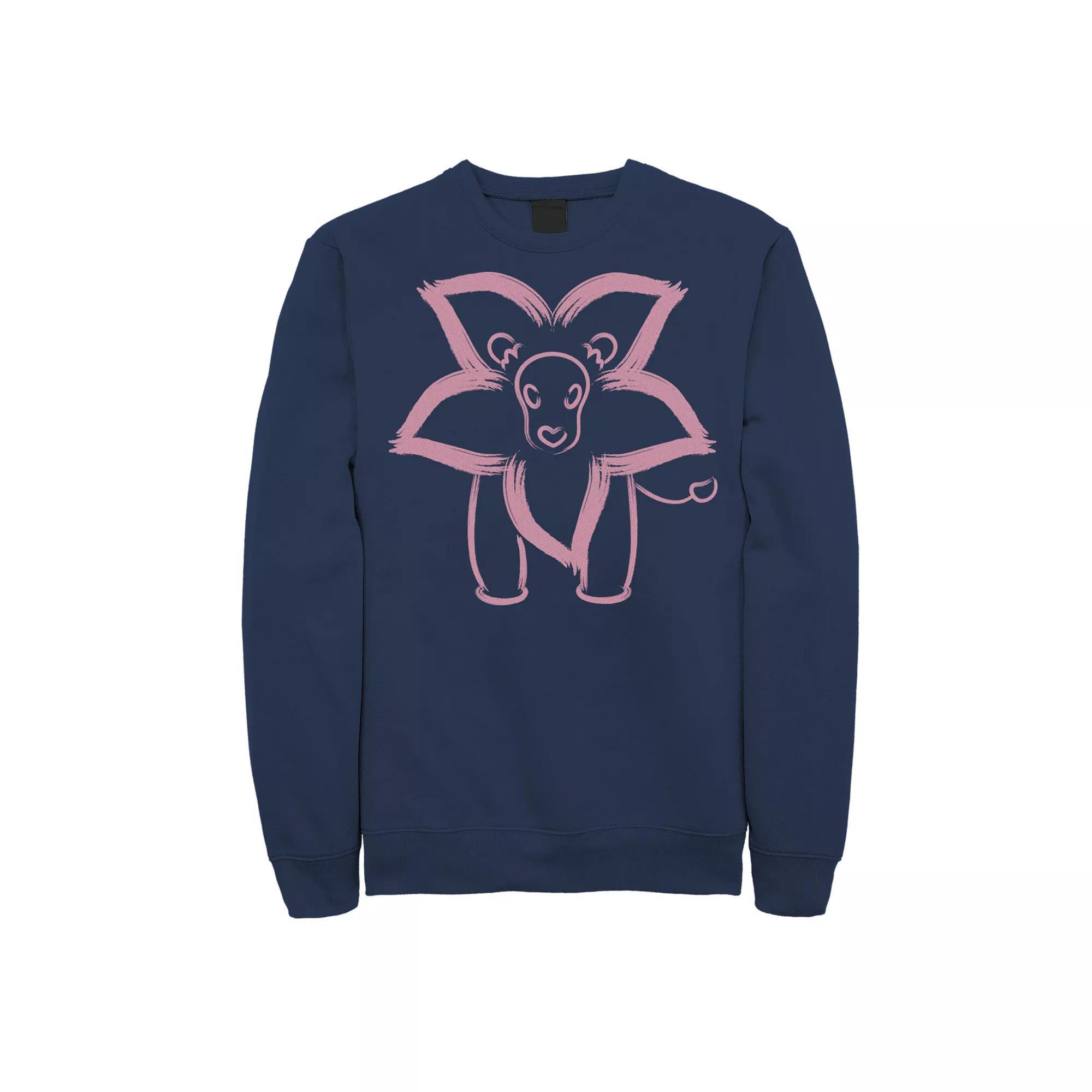 Mens Cartoon Network Steven Universe Flower Lion Outline Sweatshirt Product Image