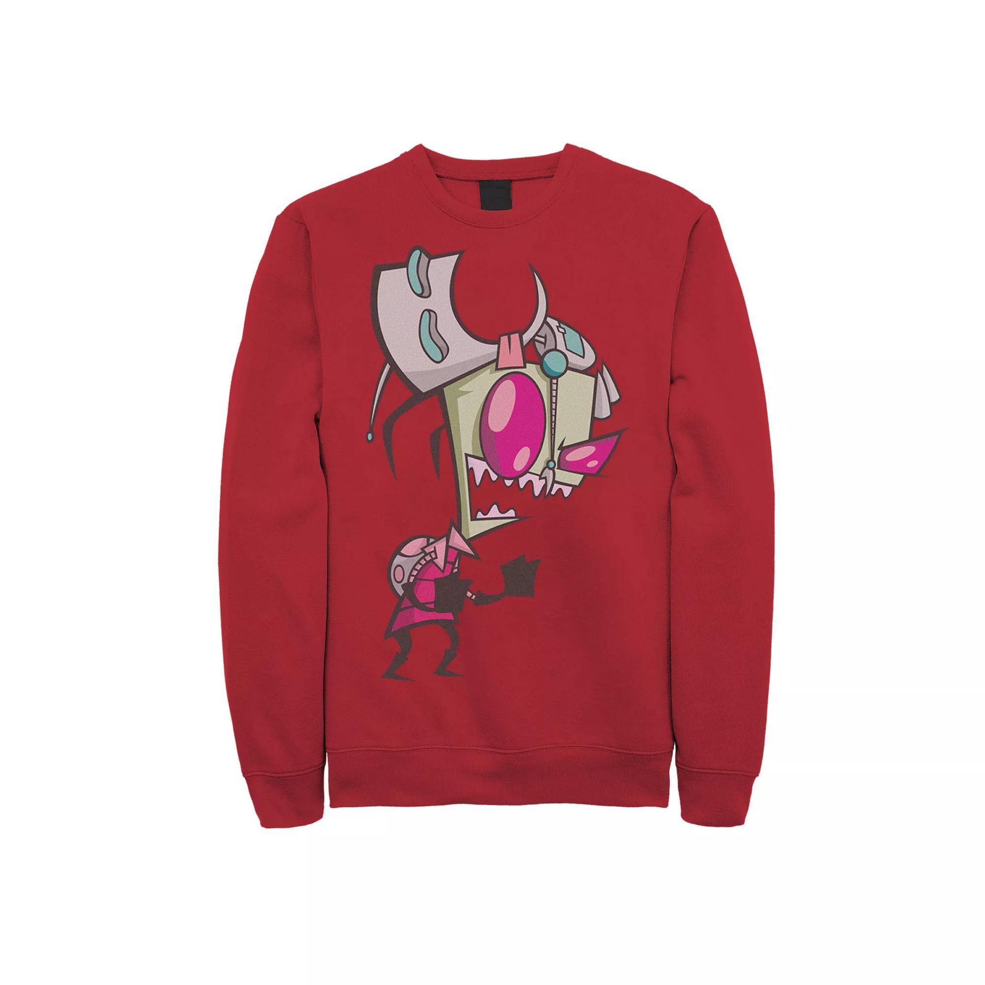 Men's Jurassic Park Raptor Distressed Portrait Sweatshirt, Size: Large, Black Product Image