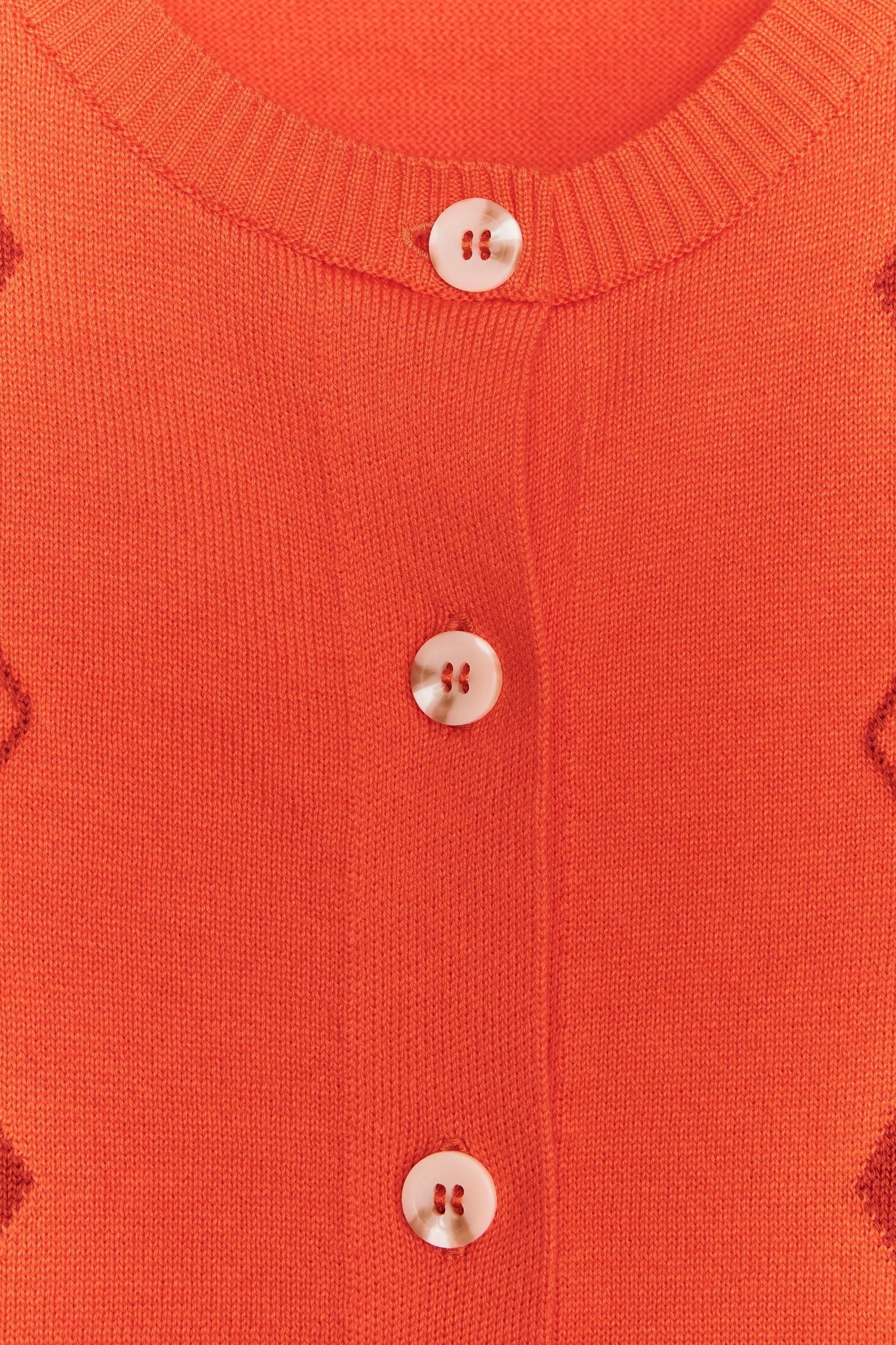 ARGYLE KNIT CARDIGAN Product Image