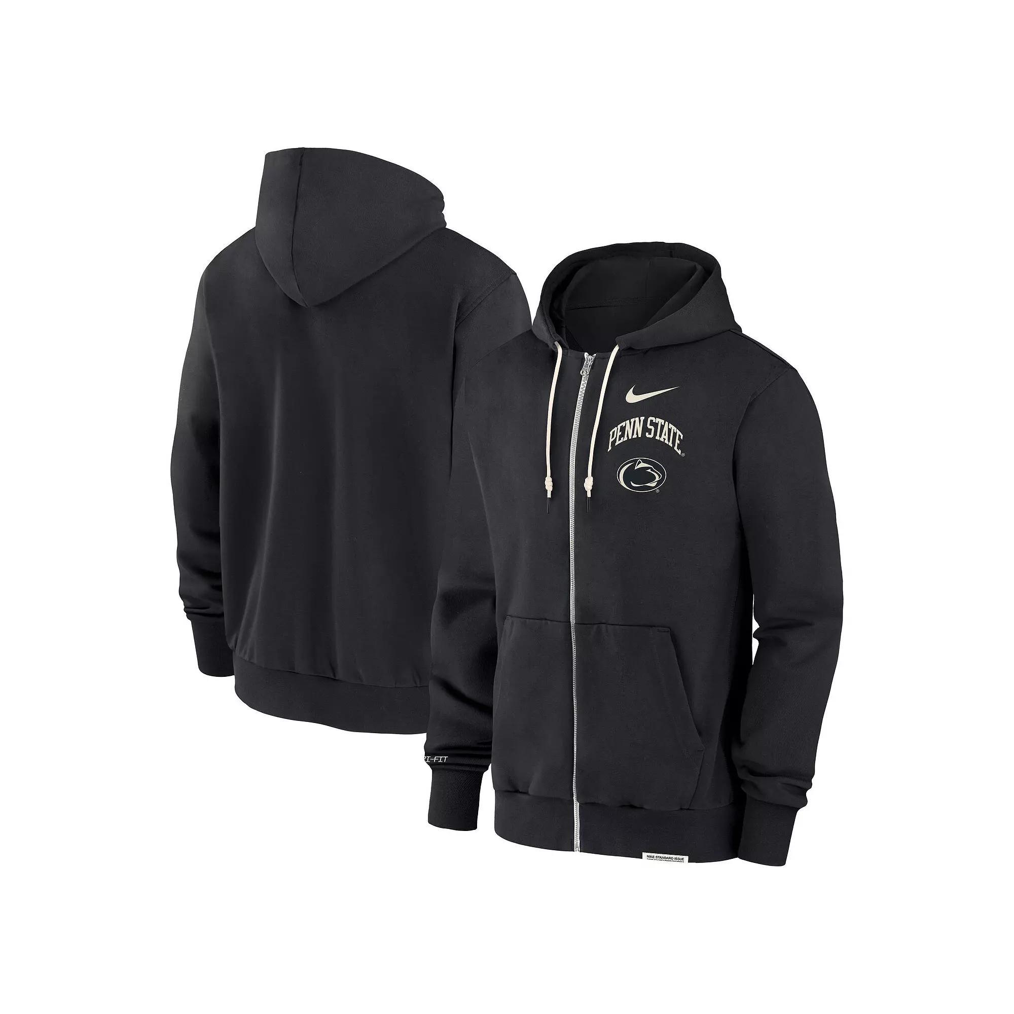 Men's Nike Black Florida State Seminoles On-Court Performance Full-Zip Hoodie, Size: Medium Product Image