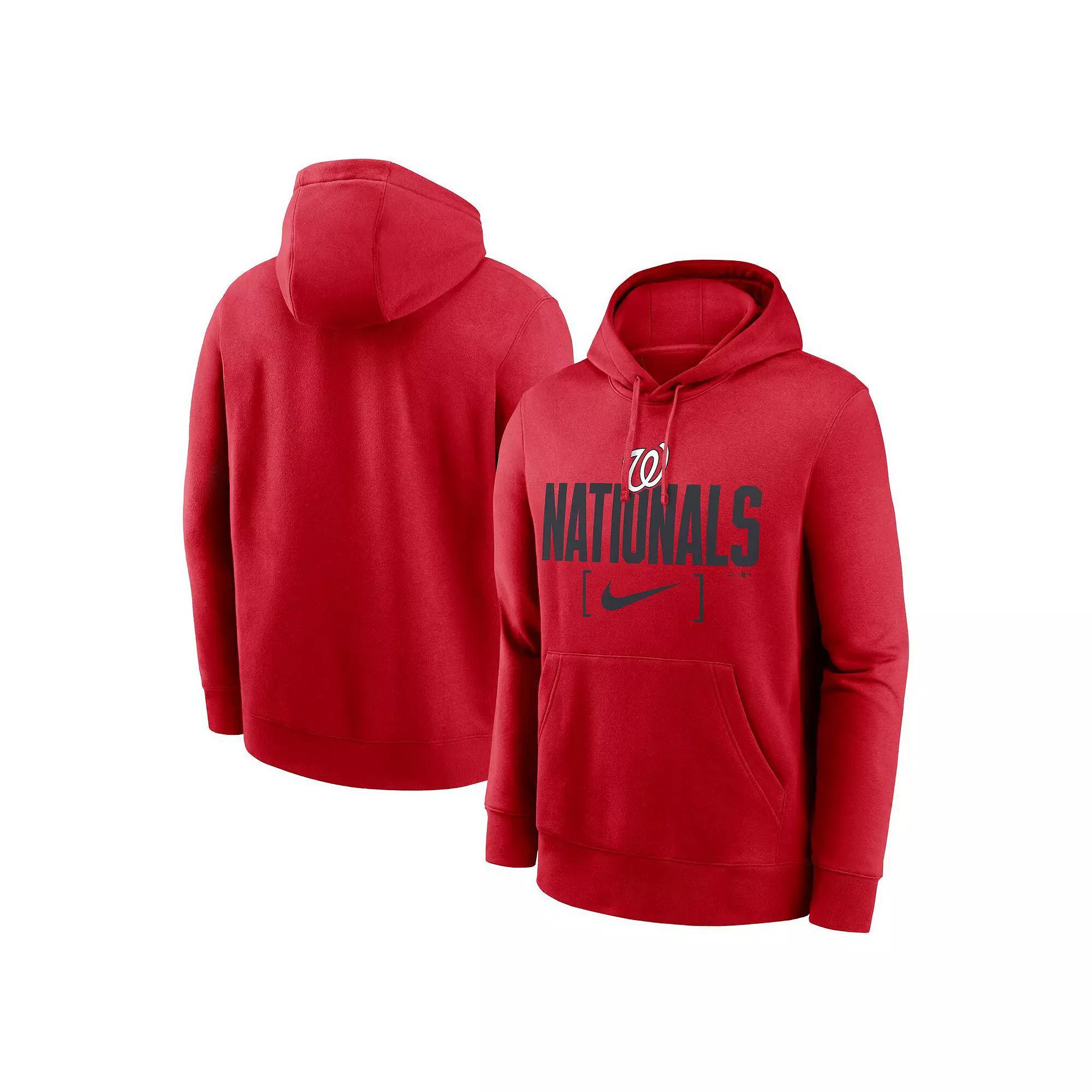 Men's Nike Red St. Louis Cardinals Club Slack Pullover Hoodie, Size: Medium Product Image