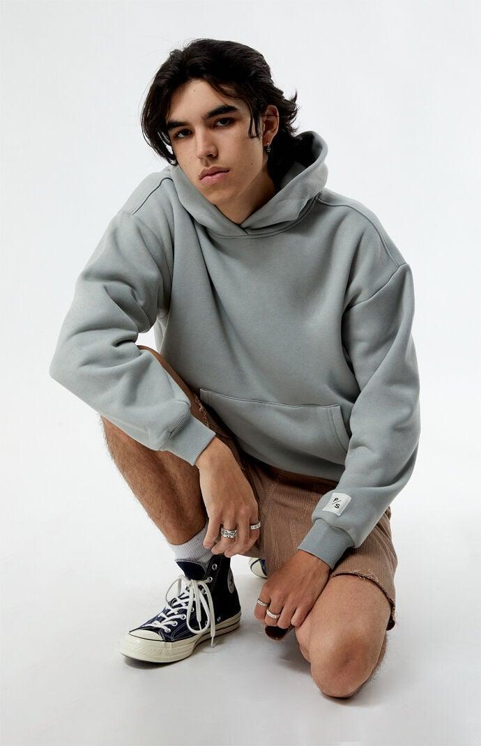 Men's Solid Hoodie - Product Image