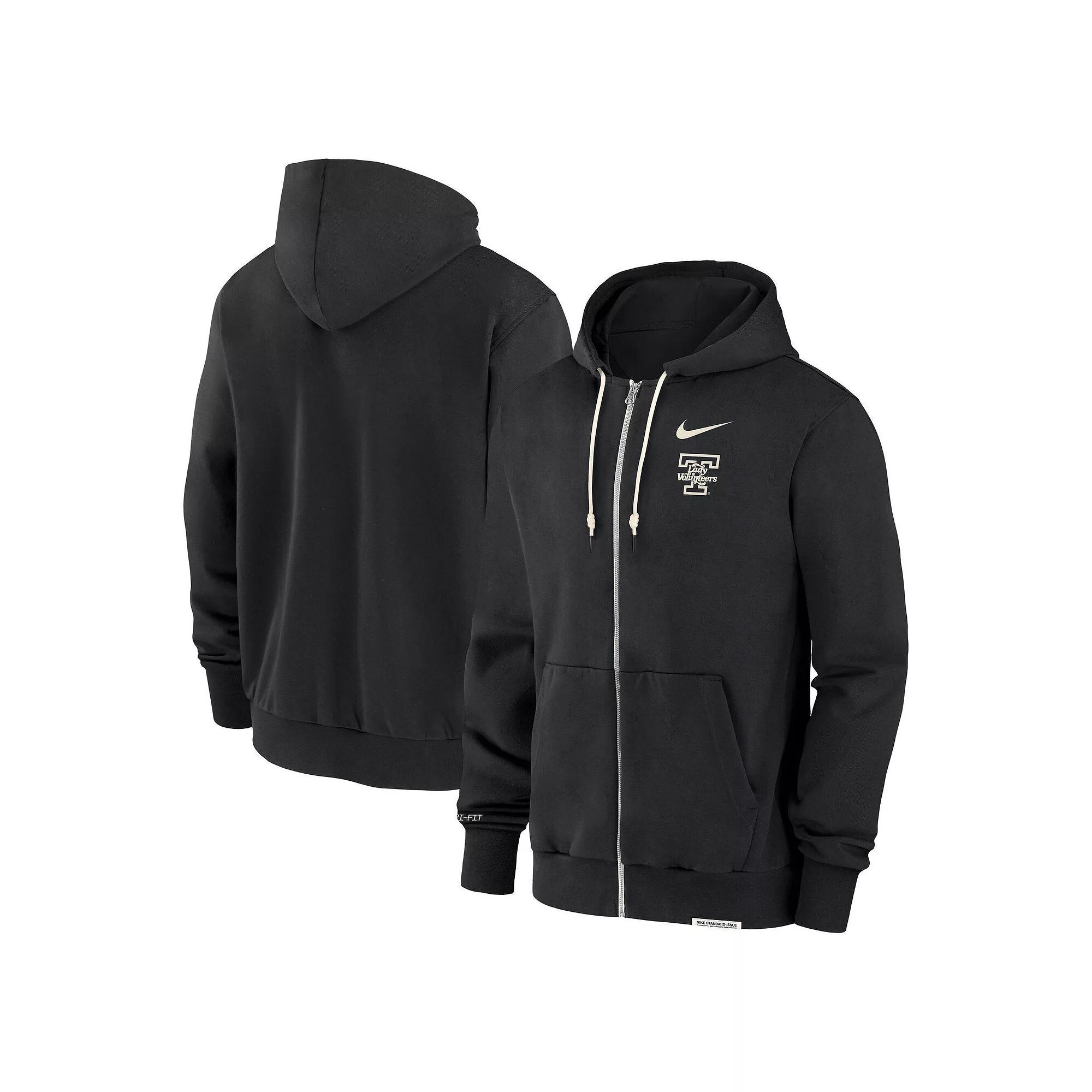 Men's Nike Black Tennessee Lady Volunteers On-Court Performance Full-Zip Hoodie, Size: XL Product Image