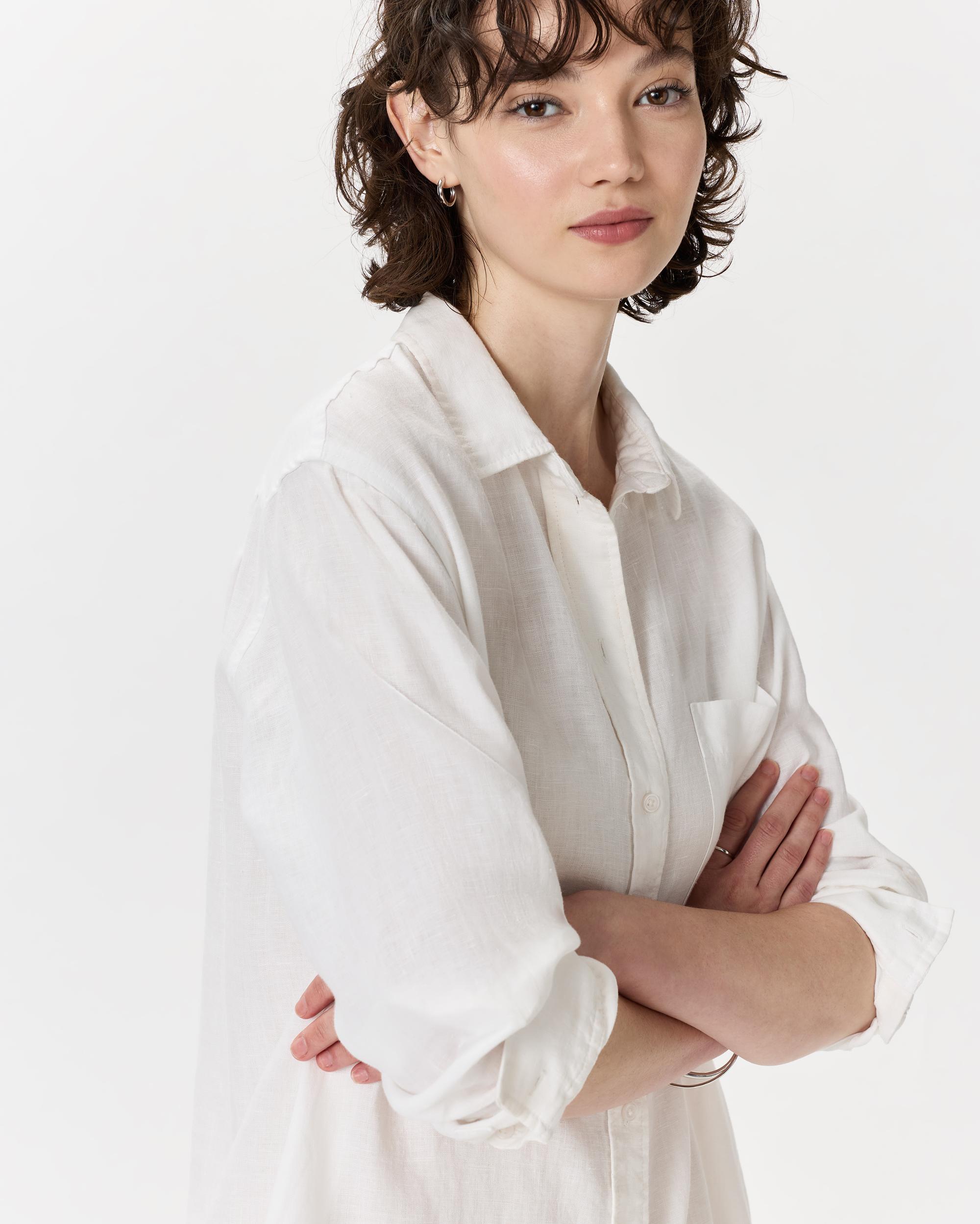 Quince | Women's 100% European Linen Shirt Dress Size XL, Organic Linen Product Image