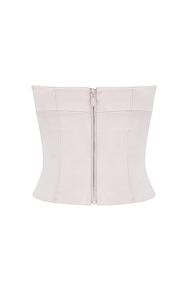 Daria  crystal satin straight leg cargo trousers - sale Product Image