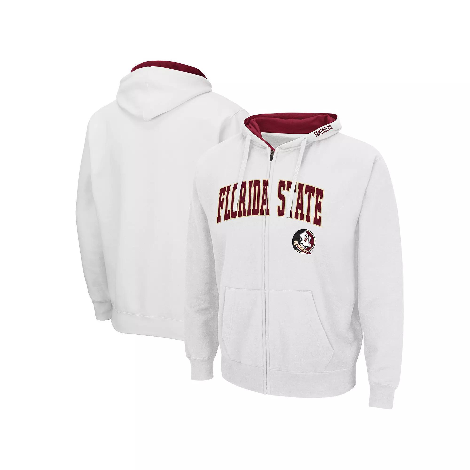 Mens Colosseum Florida State Seminoles Arch & Logo 3.0 Pullover Hoodie Product Image