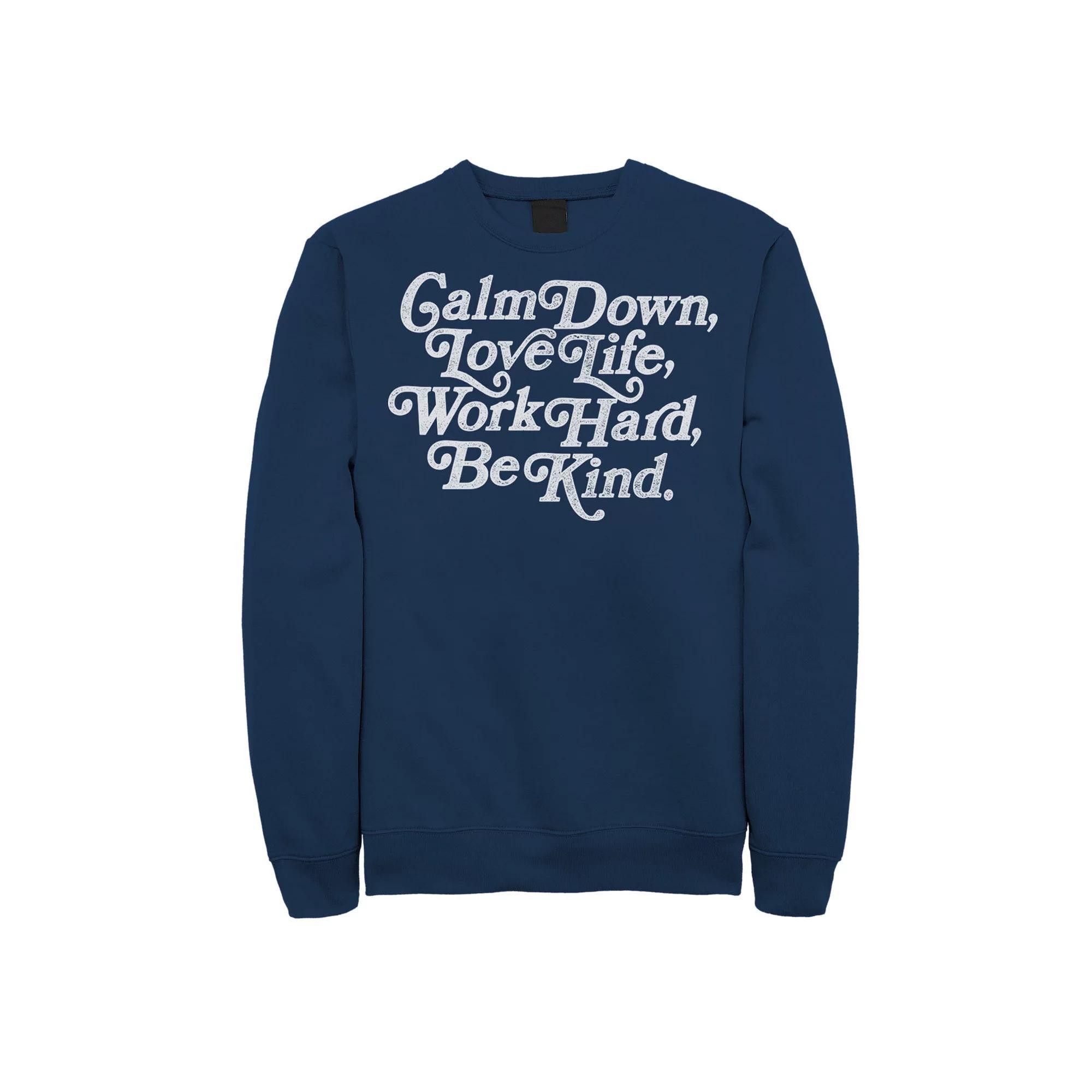 Men's Star Wars Vader Use Force Periodically Sweatshirt, Size: XL, Blue Product Image
