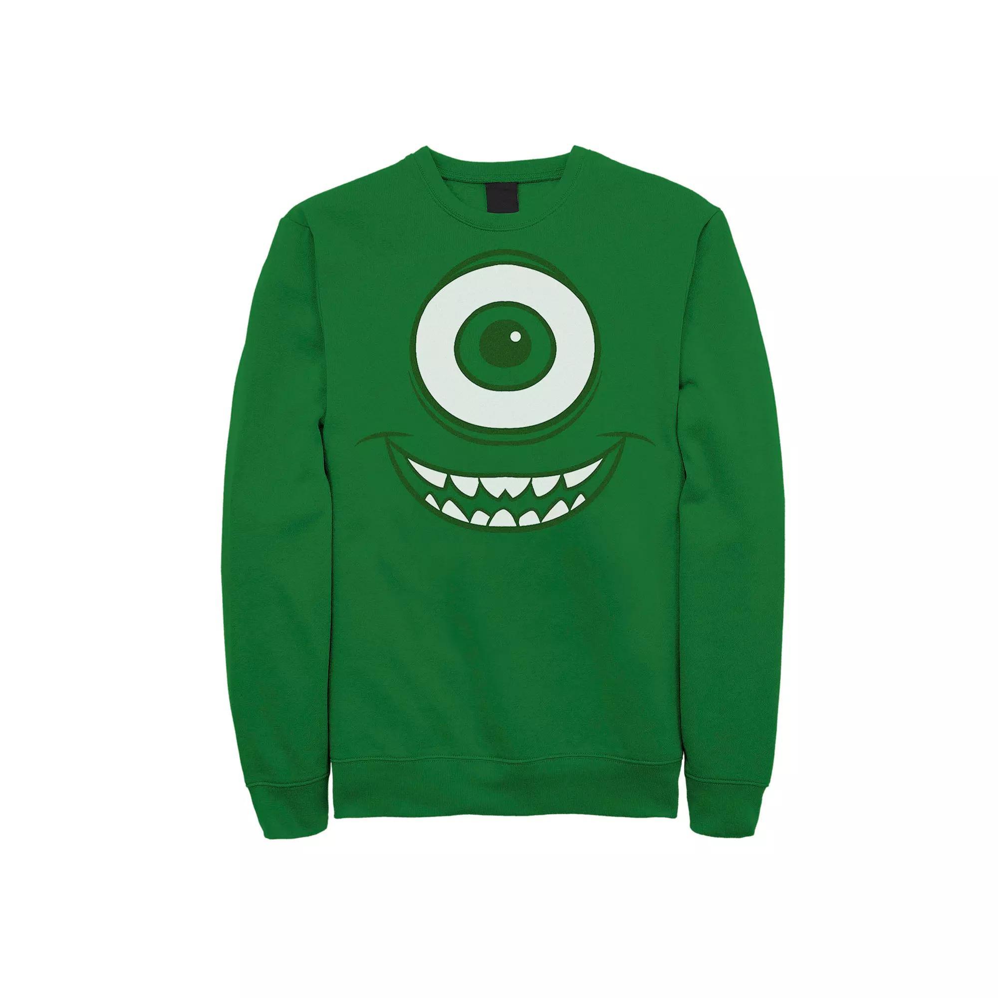 Mens Disney / Pixar Monsters Inc. Mike Wazowski Eye Sweatshirt Product Image
