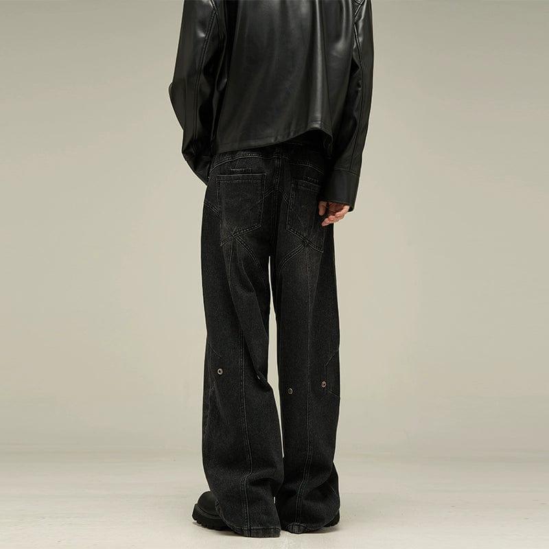 RT No. 10038 BLACK RODEO DENIM JEANS Product Image