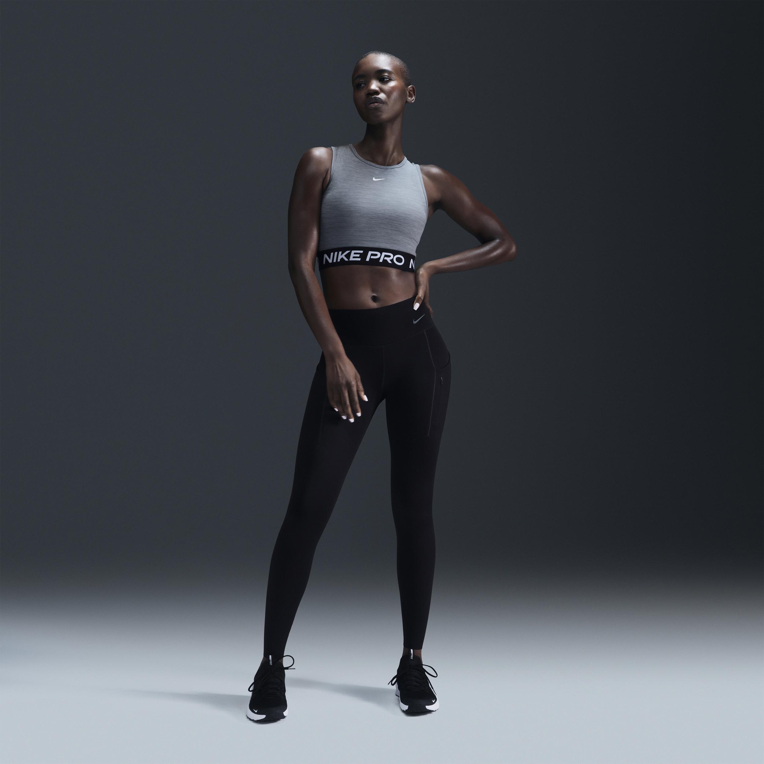 Nike Womens Pro Dri-FIT Crop Tank Top Product Image