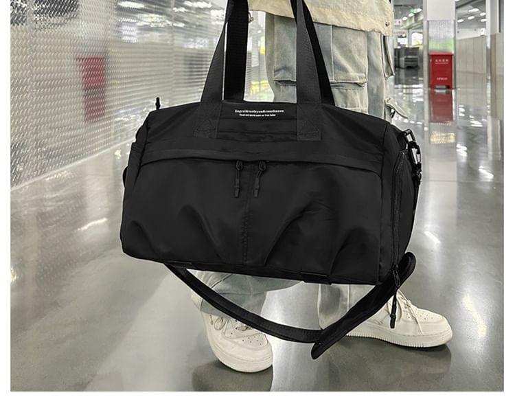 Lettering Nylon Duffel Bag Product Image
