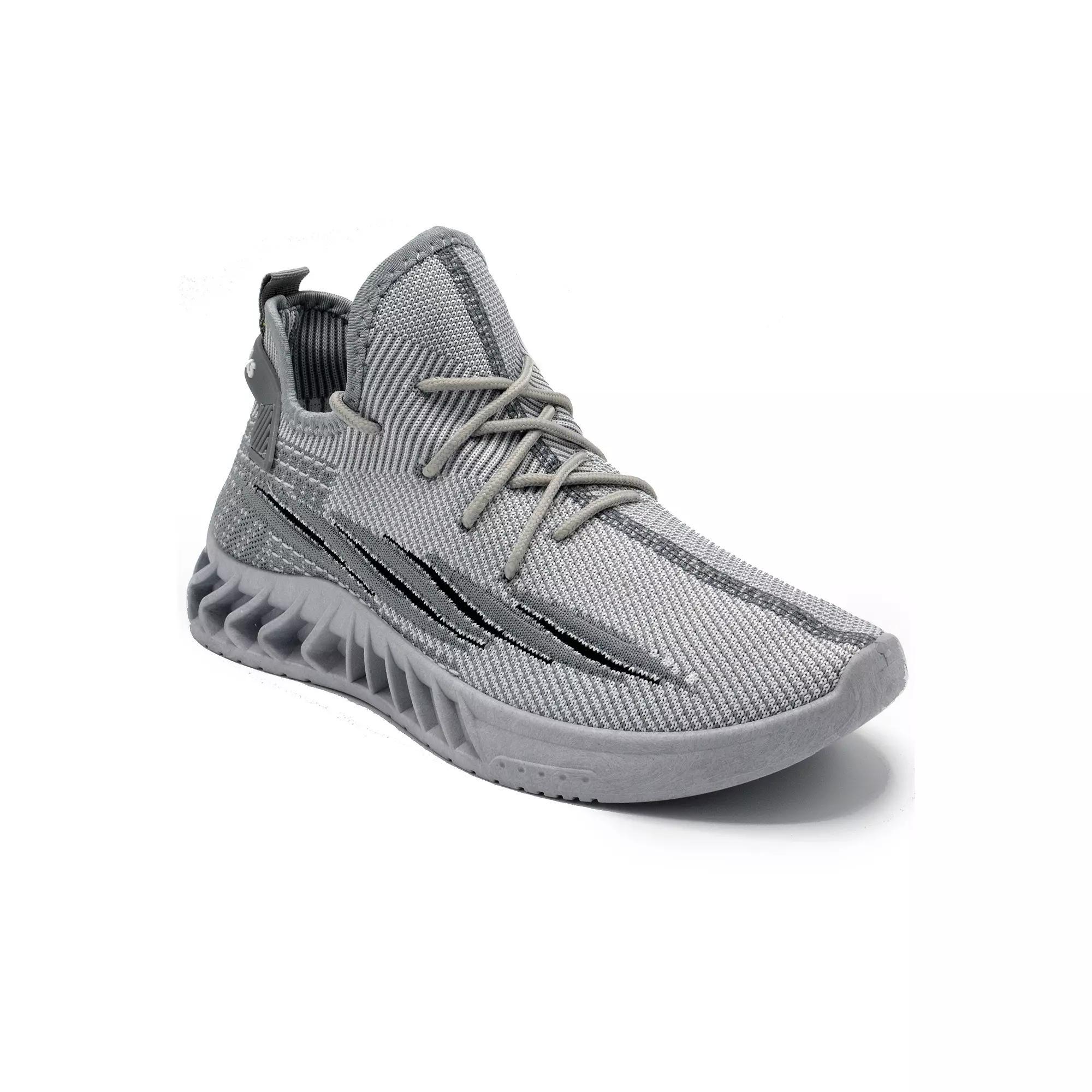 Akademiks Men's Knit Sneakers, Size: 9, Gray Product Image