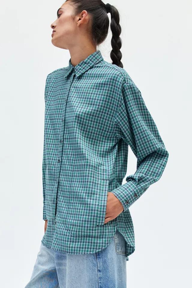 BDG Rick Boyfriend Flannel Shirt Product Image