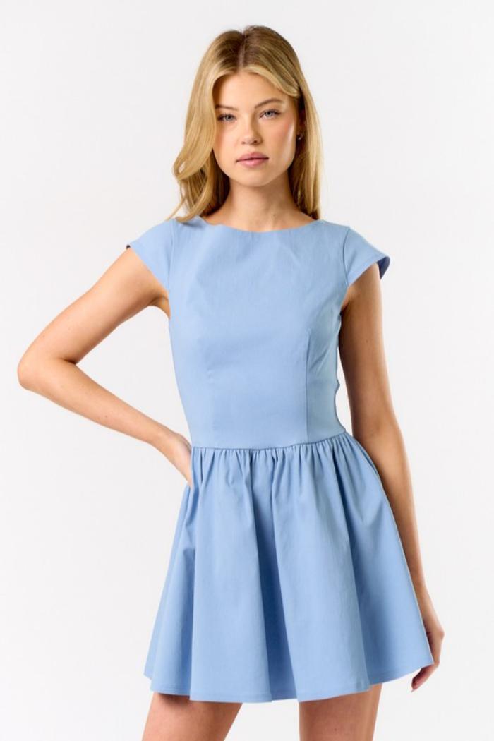 Cap Sleeve Mini Dress Product Image