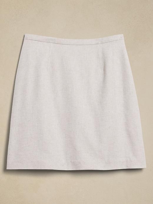 Linen-Blend Cropped Shell Product Image