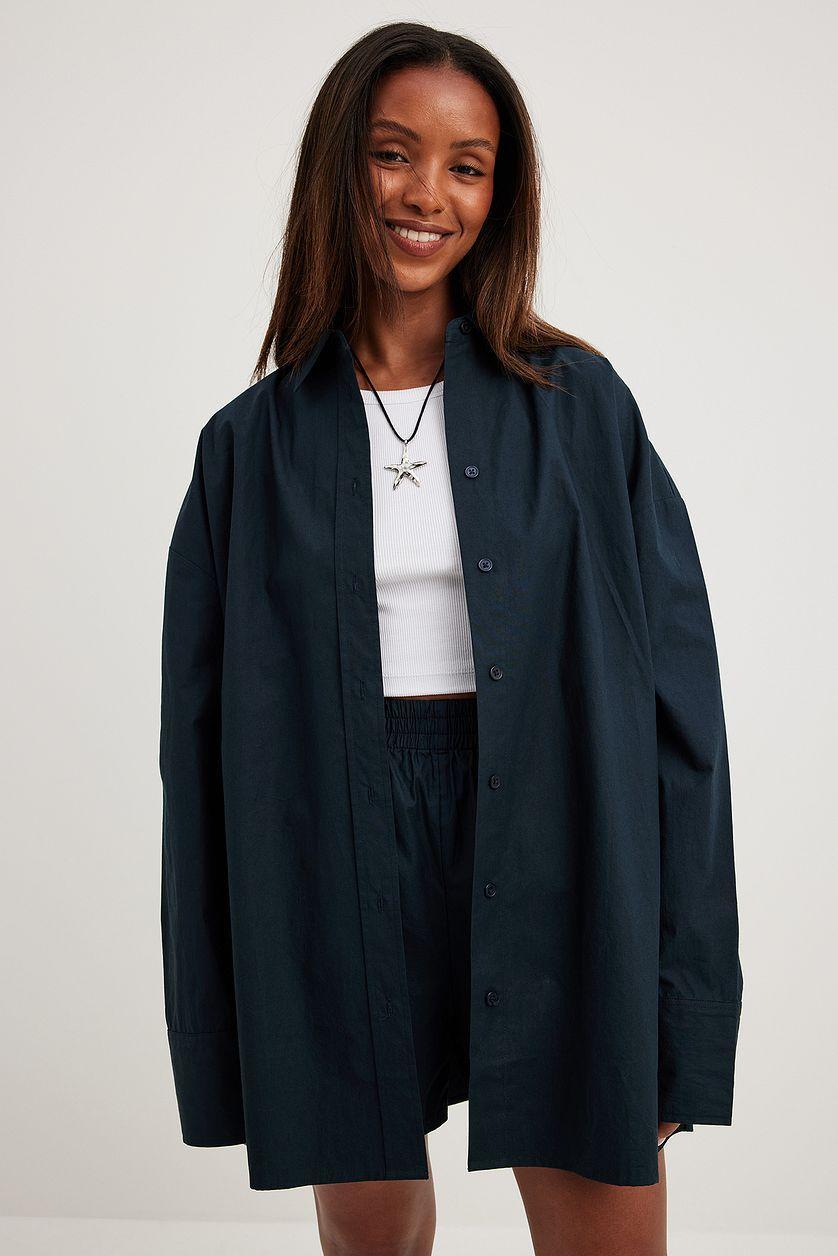 Heavy Oversized Cotton Shirt Product Image