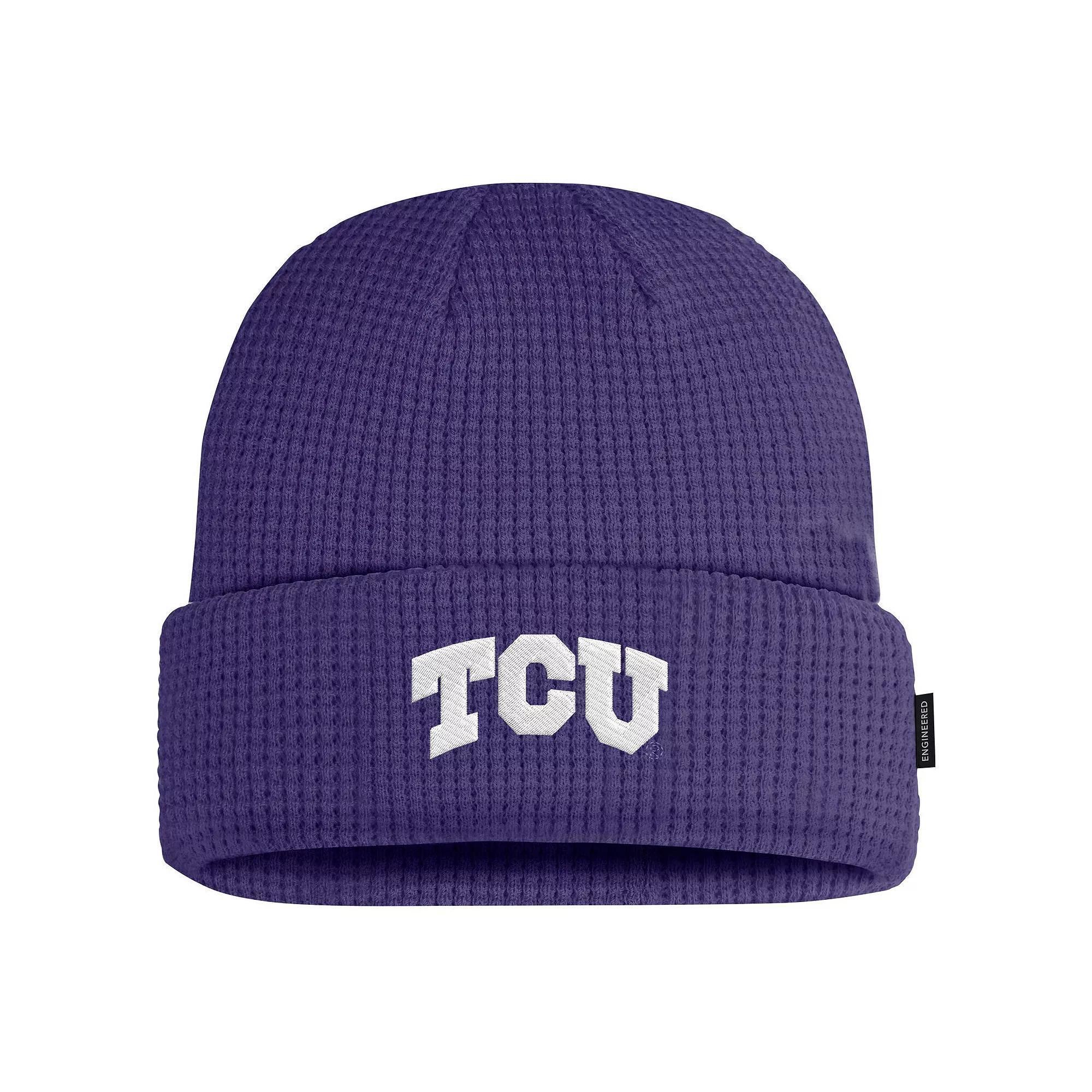 Mens Nike TCU Horned Frogs 2024 Sideline Terra Cuffed Knit Hat Product Image