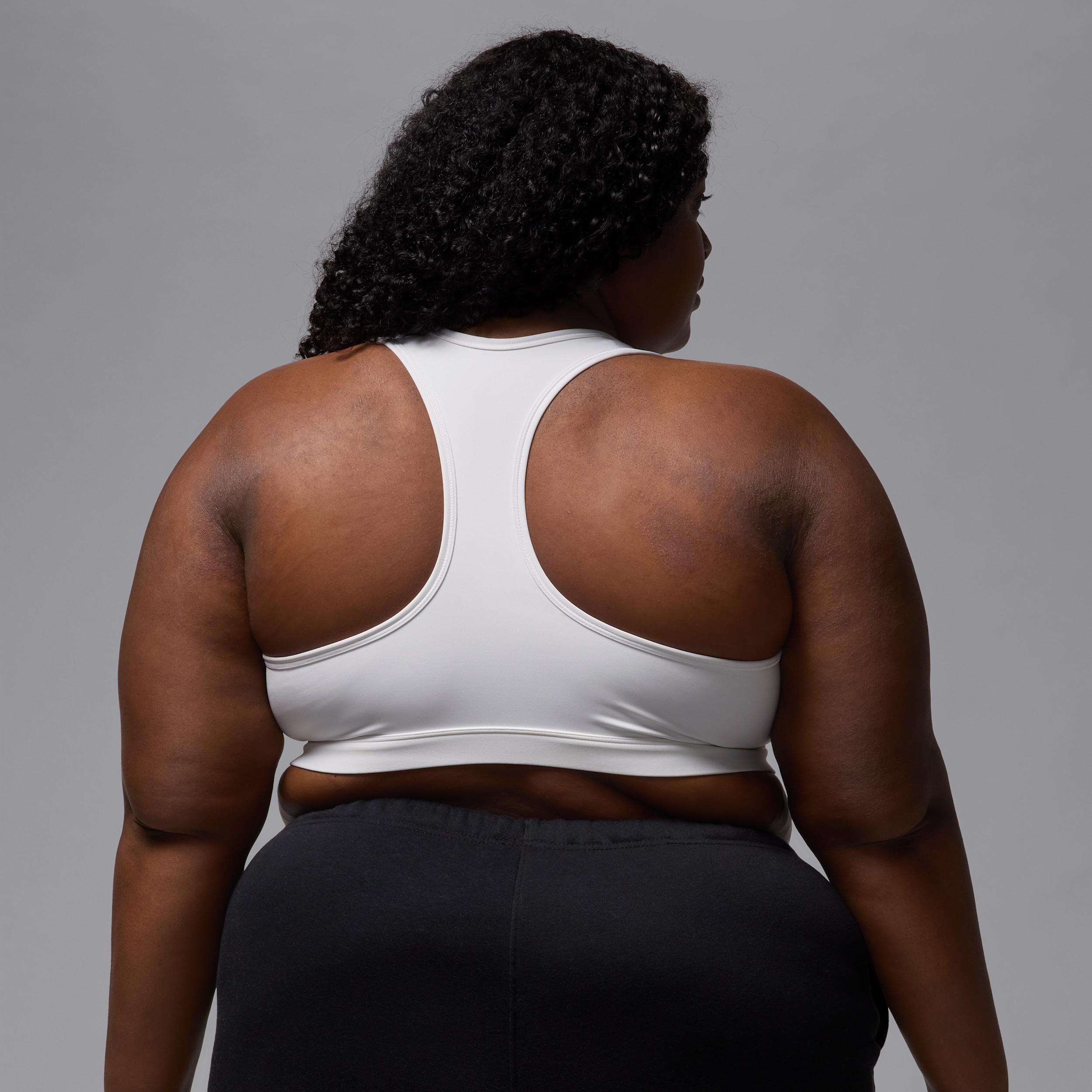 Womens Jordan Sport Medium-Support Padded Jumpman Bra (Plus Size) | FB6874-100 Product Image